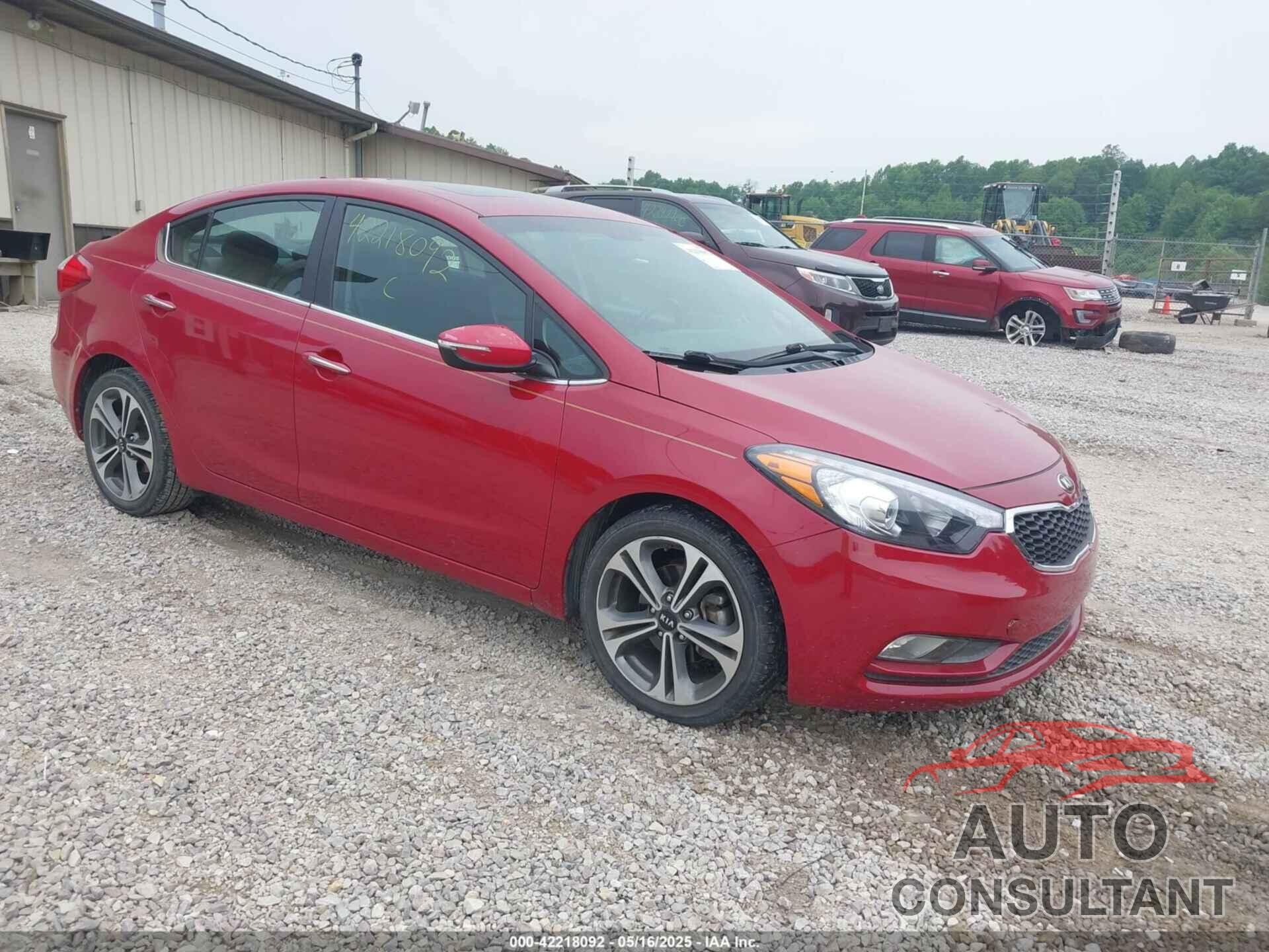 KIA FORTE 2016 - KNAFZ4A87G5447785