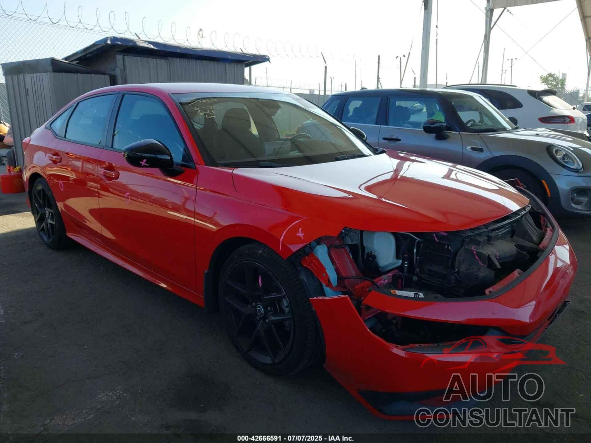 HONDA CIVIC 2022 - 2HGFE2F50NH502800