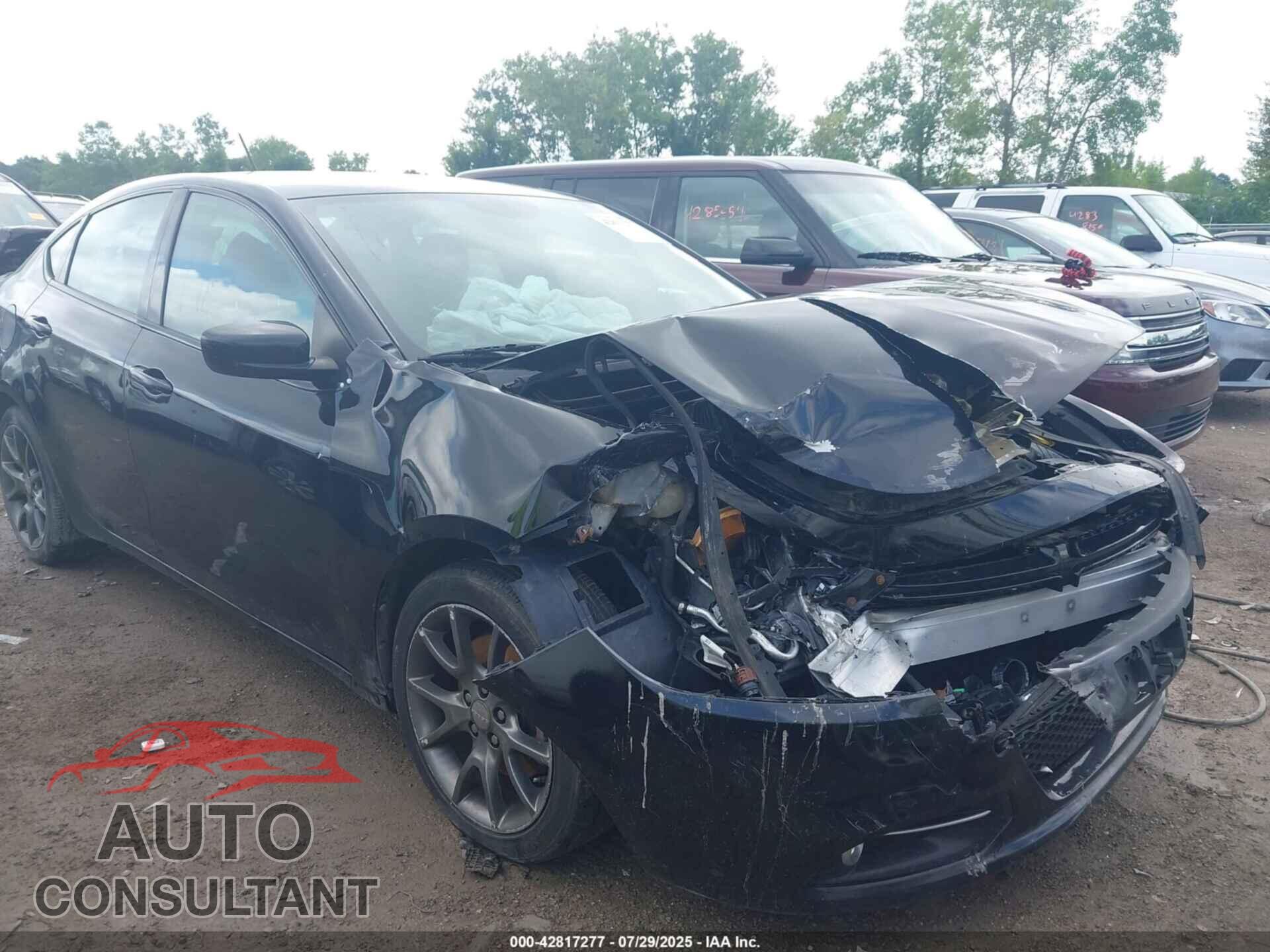 DODGE DART 2013 - 1C3CDFBA8DD105575