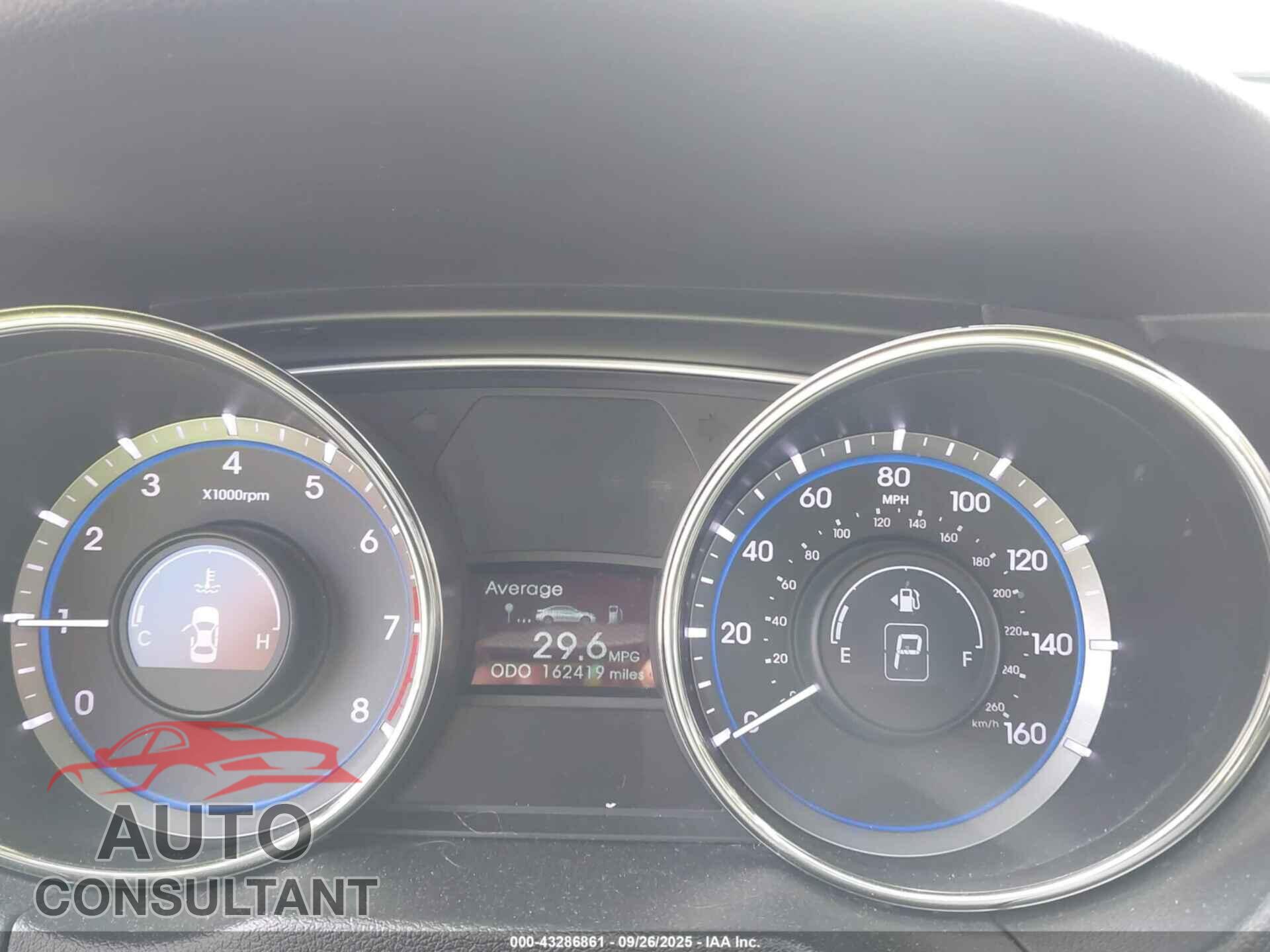 HYUNDAI SONATA 2012 - 5NPEC4AC0CH377724