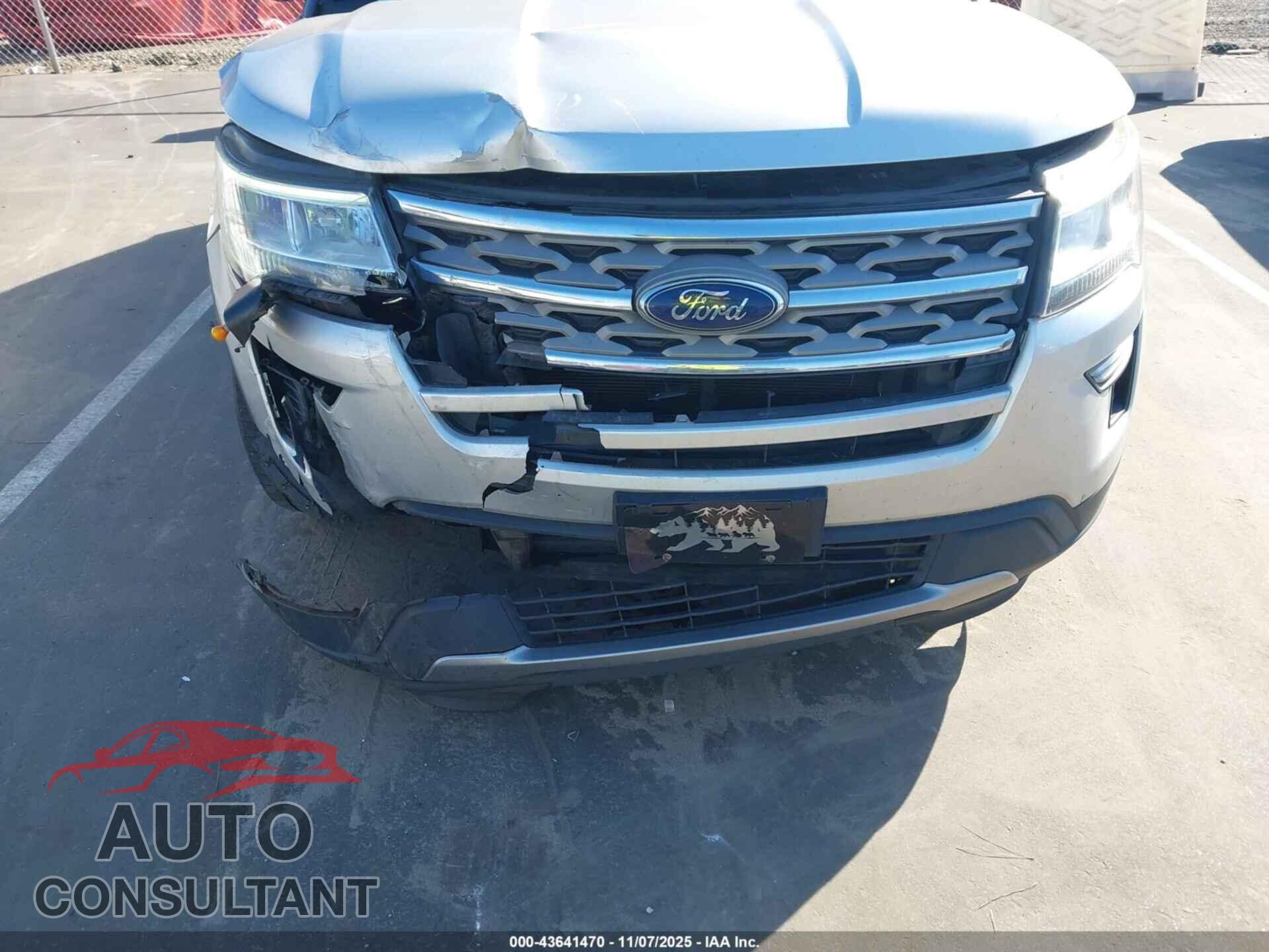 FORD EXPLORER 2018 - 1FM5K7D85JGB03718