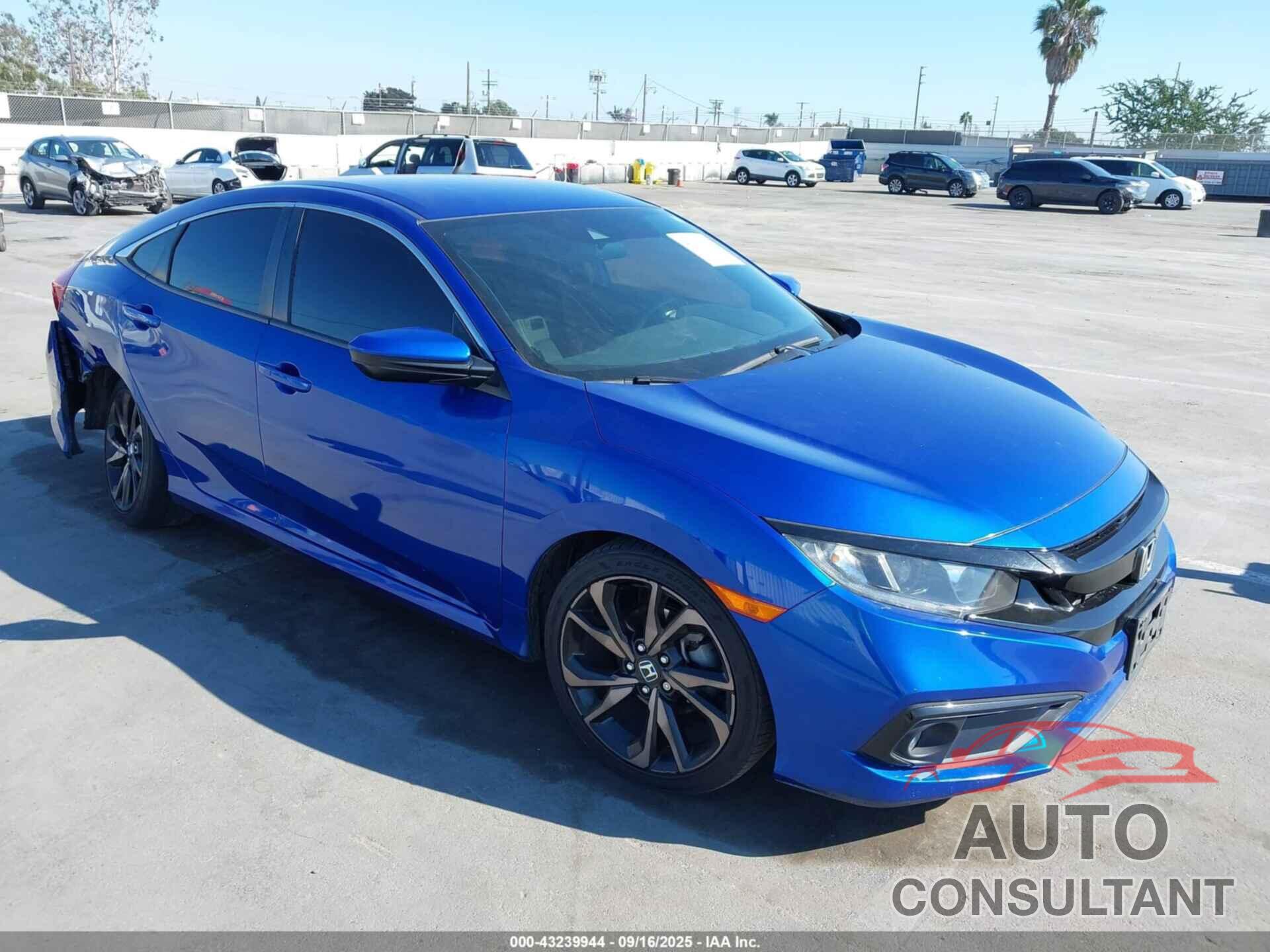 HONDA CIVIC 2020 - 2HGFC2F89LH569019