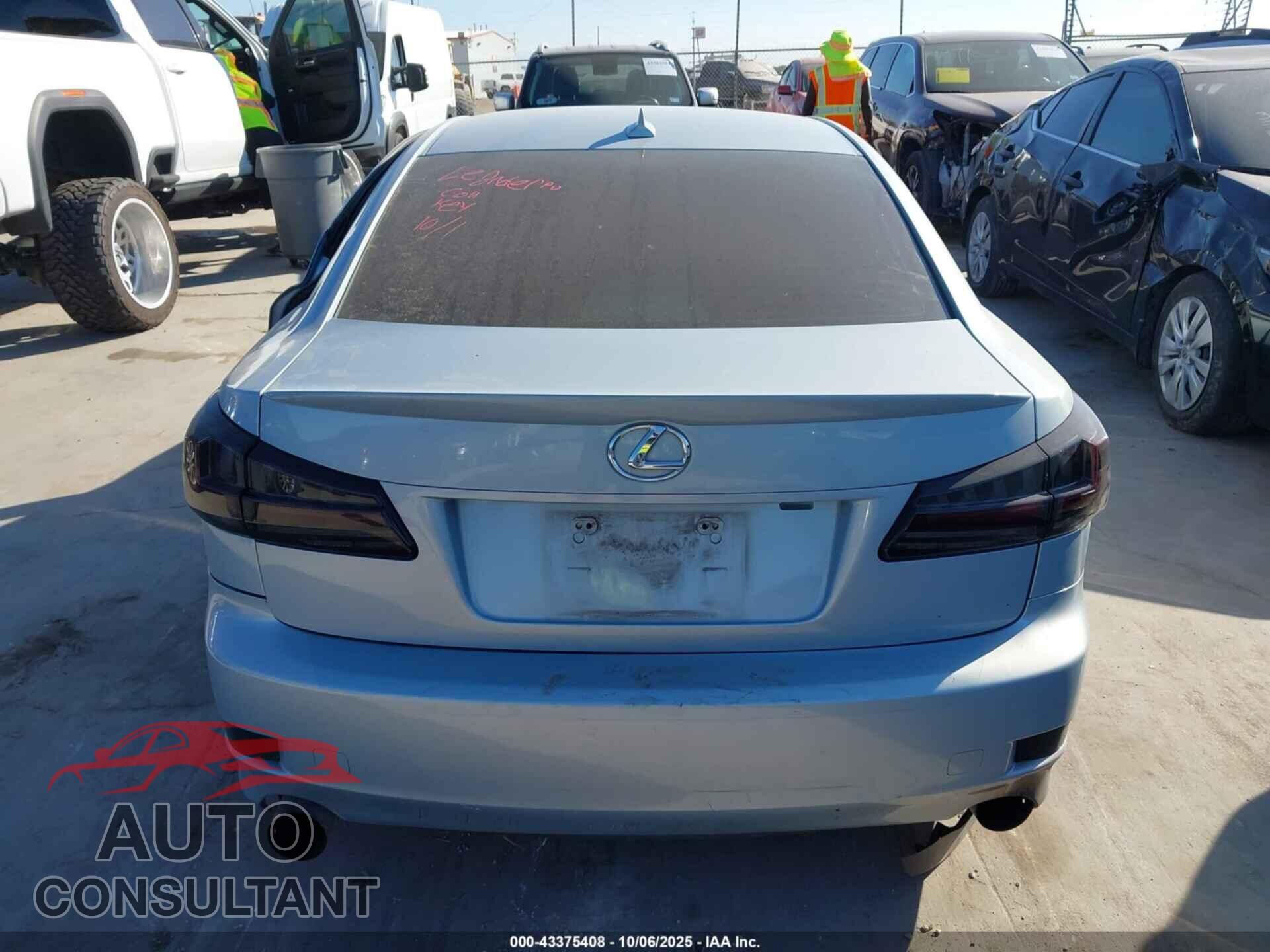 LEXUS IS 250 2013 - JTHBF5C28D5185357