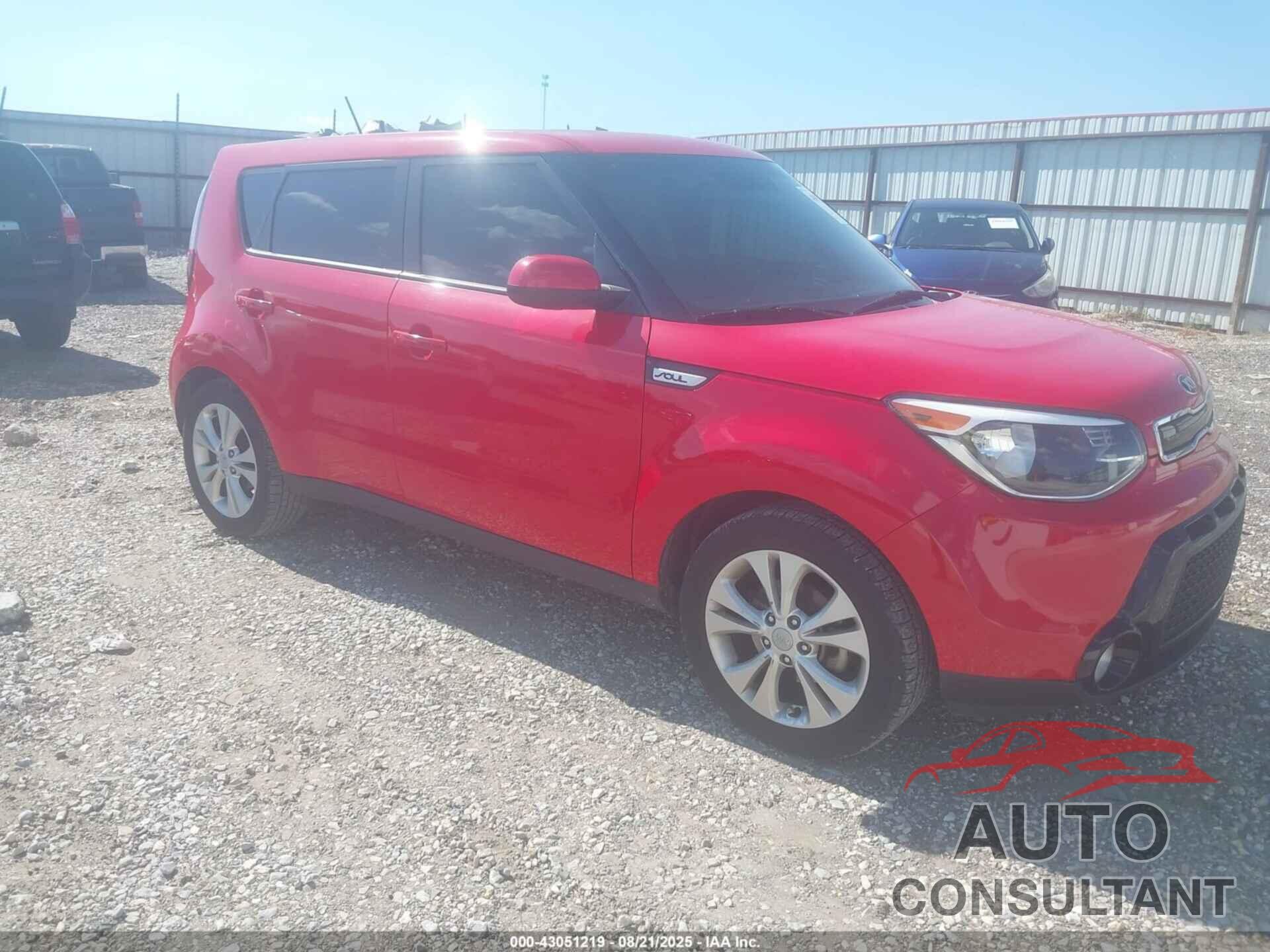 KIA SOUL 2016 - KNDJP3A58G7867532