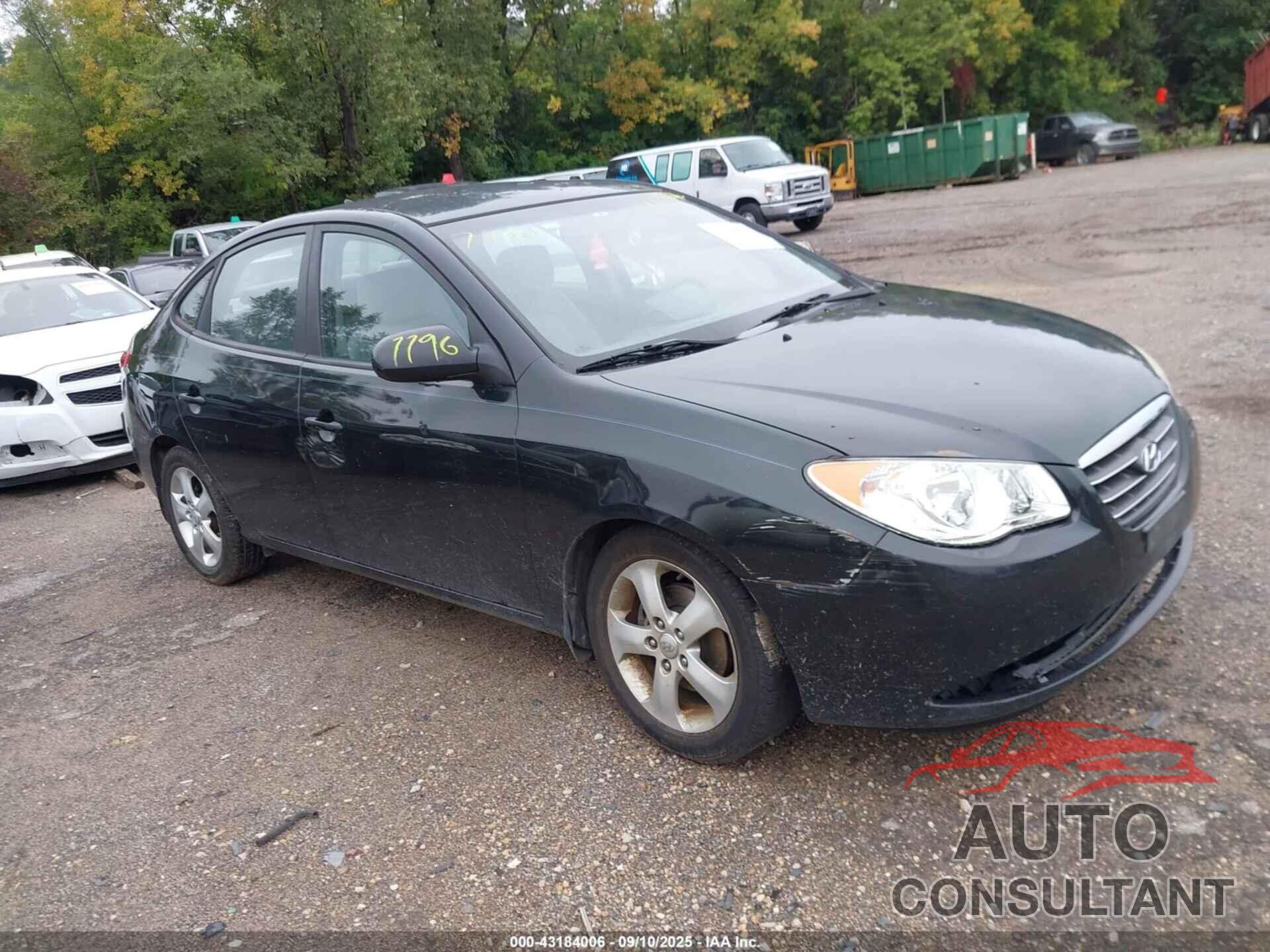 HYUNDAI ELANTRA 2009 - KMHDU46D69U669379