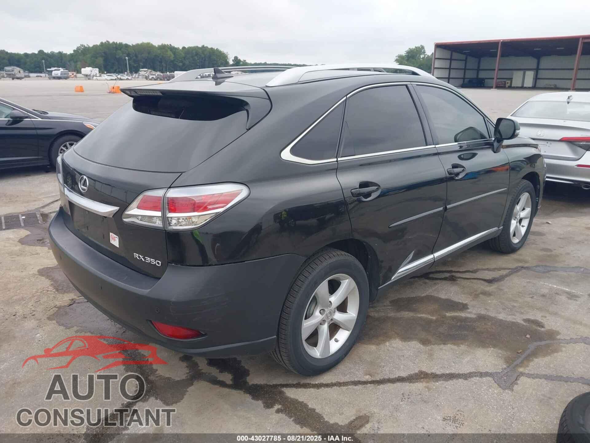 LEXUS RX 350 2013 - 2T2BK1BA2DC167403