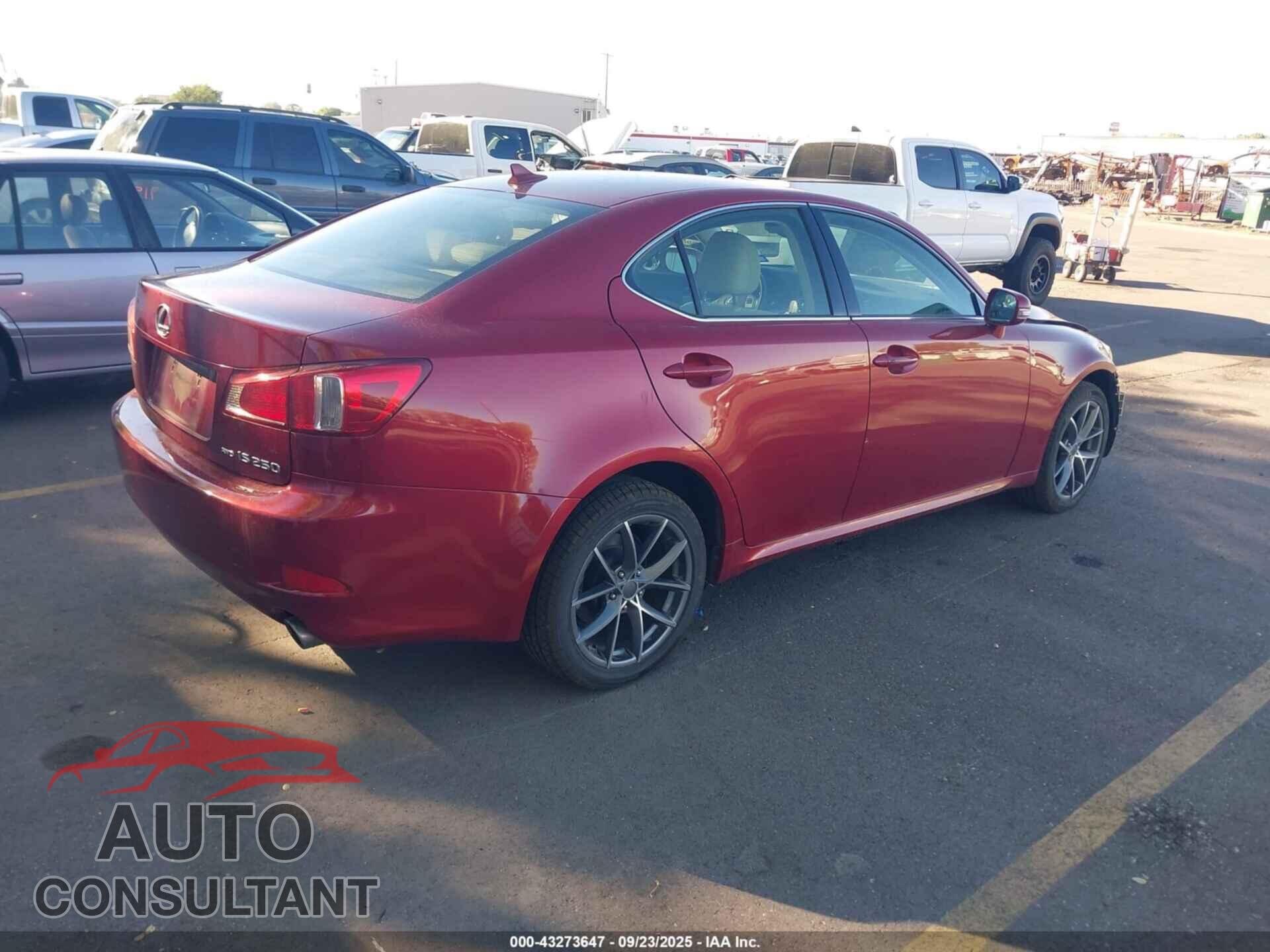 LEXUS IS 250 2013 - JTHCF5C28D5063263