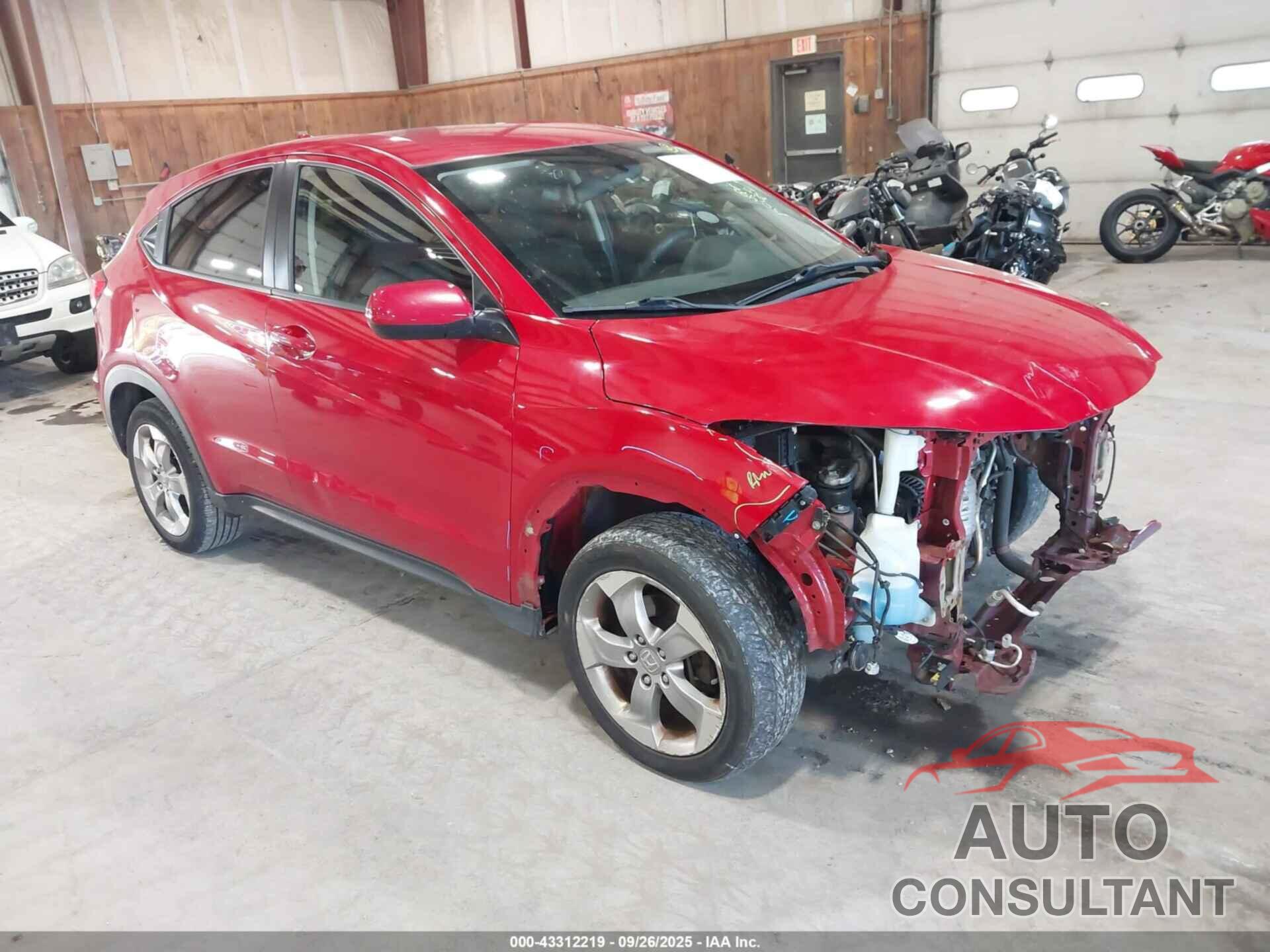 HONDA HR-V 2017 - 3CZRU6H32HG708605