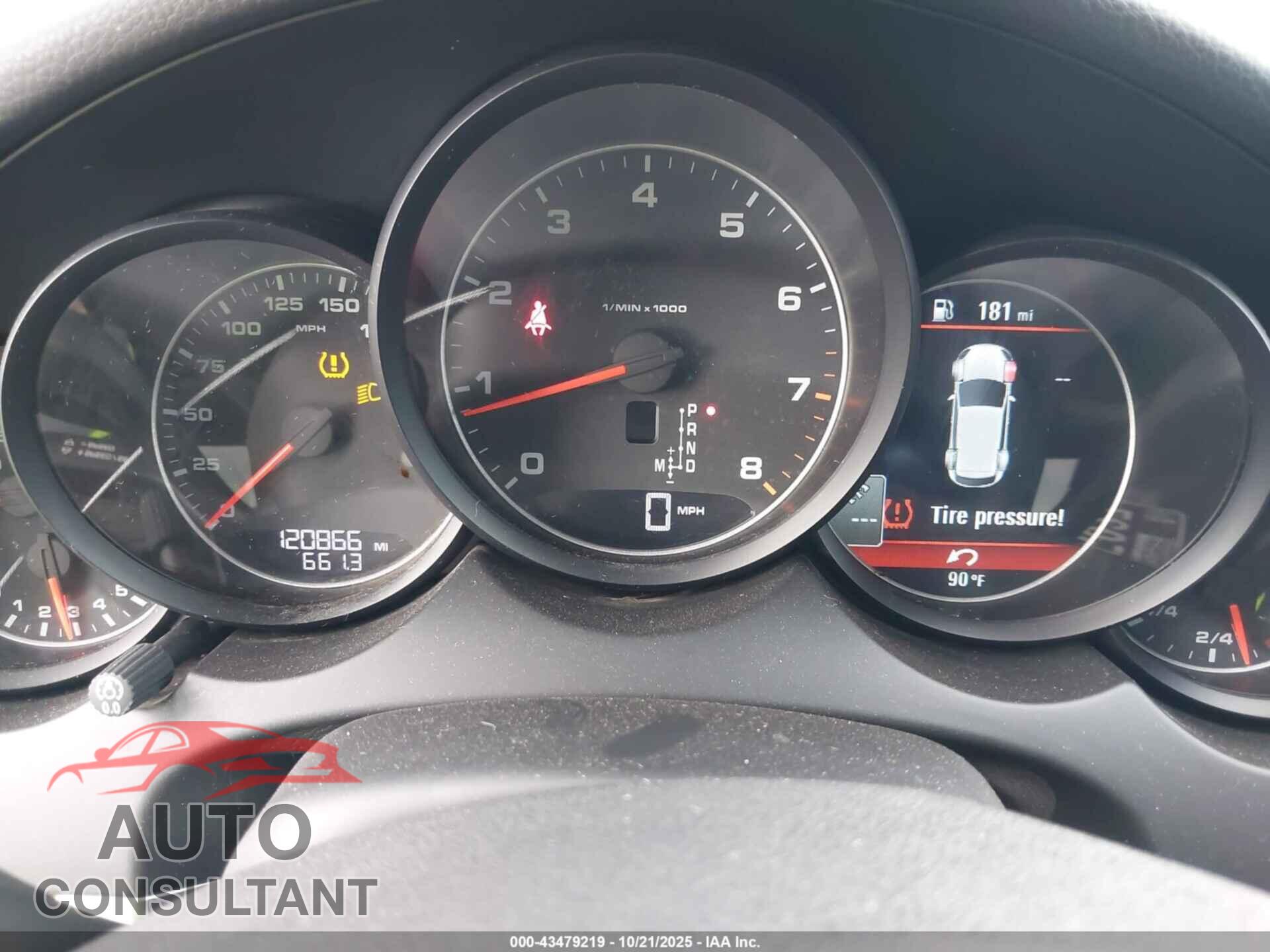 PORSCHE CAYENNE 2013 - WP1AA2A25DLA03699