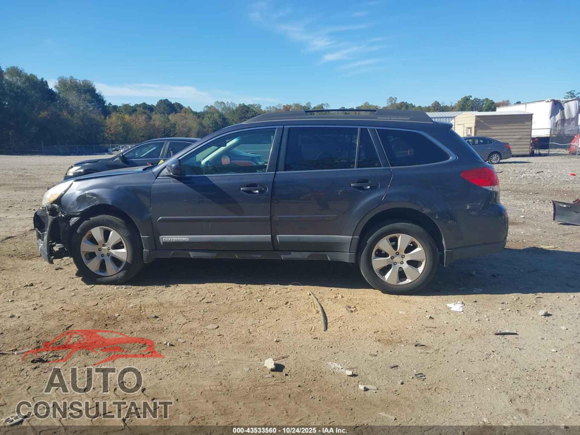 SUBARU OUTBACK 2012 - 4S4BRCCC8C3294462