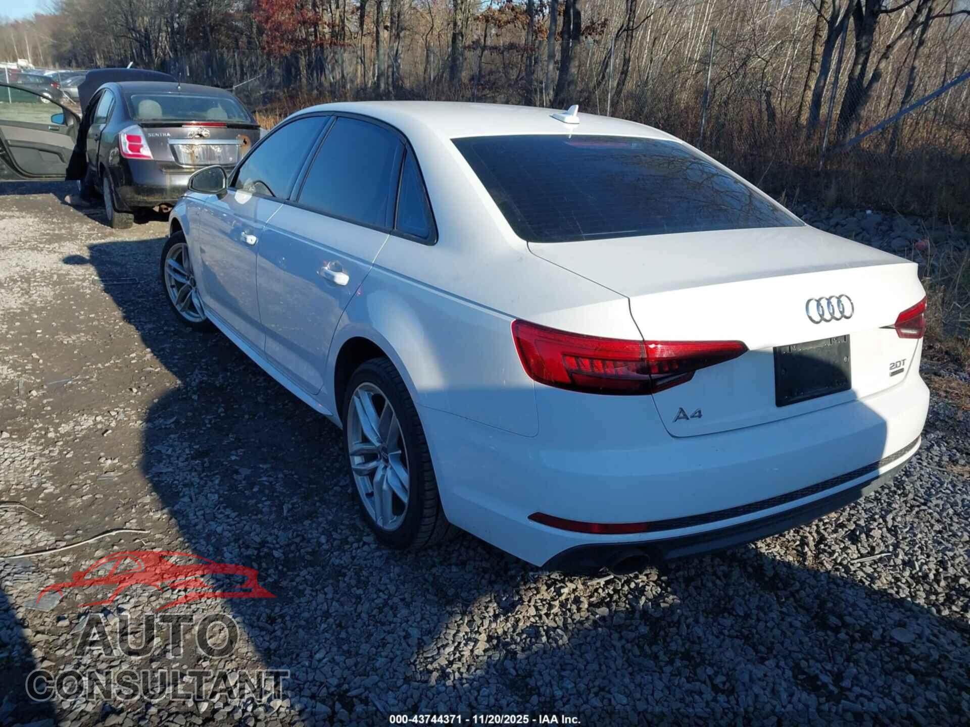 AUDI A4 2017 - WAUDNAF49HN055884