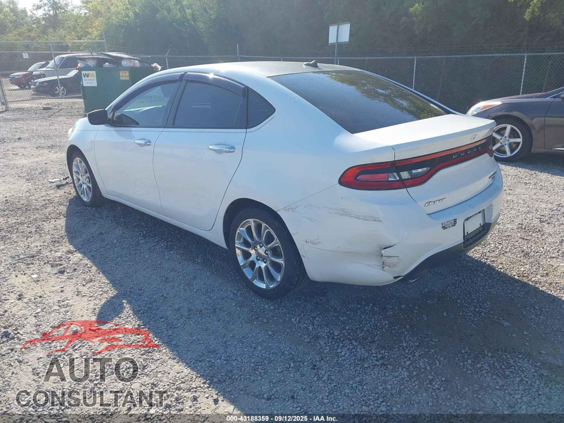 DODGE DART 2013 - 1C3CDFCH2DD133433