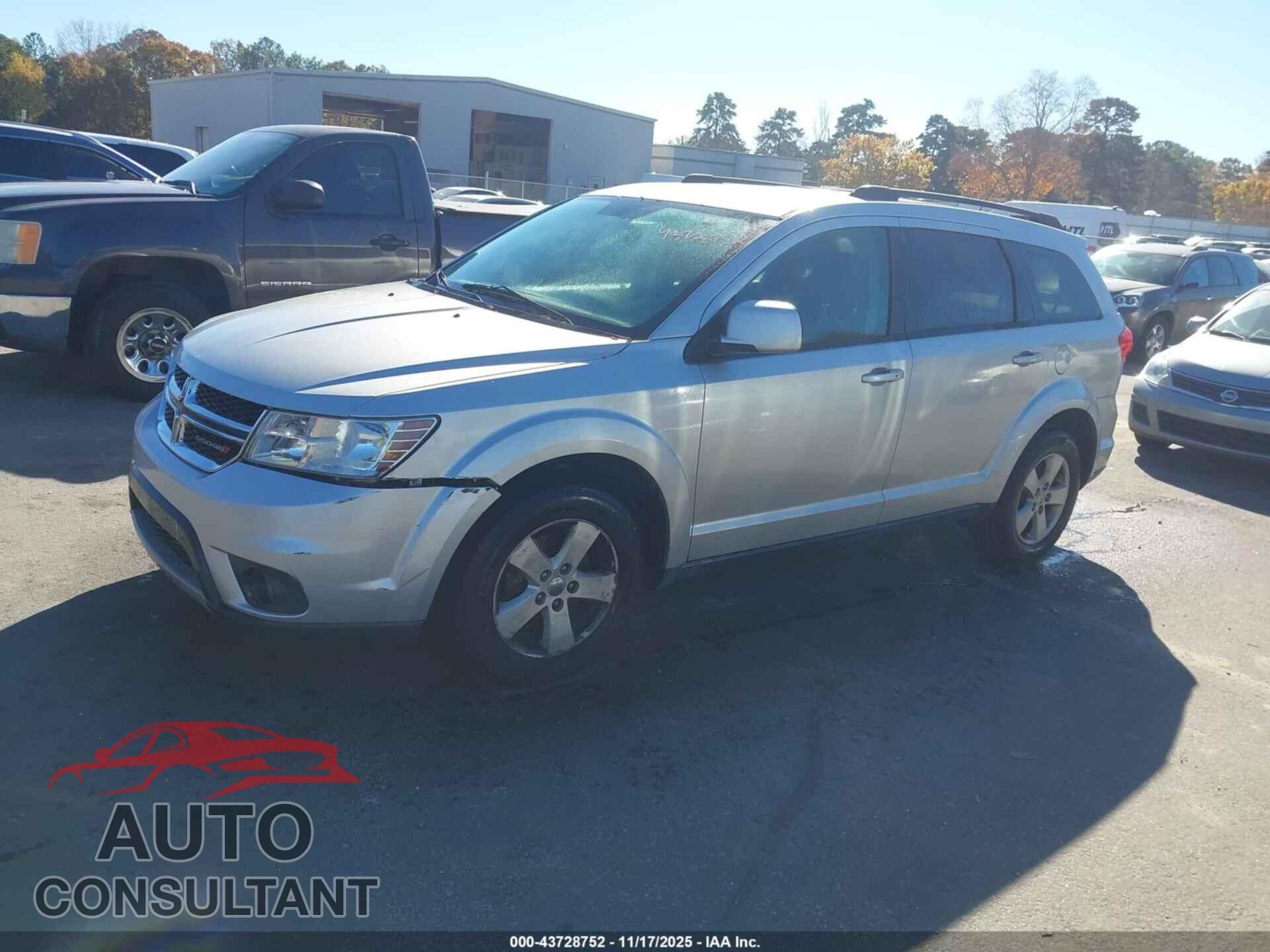 DODGE JOURNEY 2012 - 3C4PDCBG3CT390811