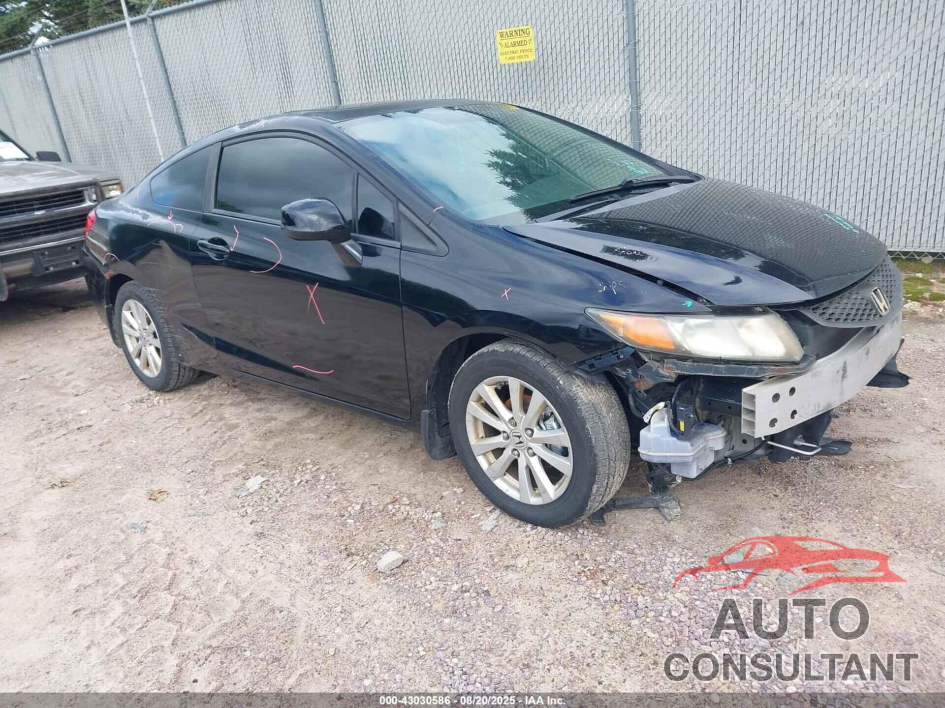 HONDA CIVIC 2012 - 2HGFG3B8XCH534375