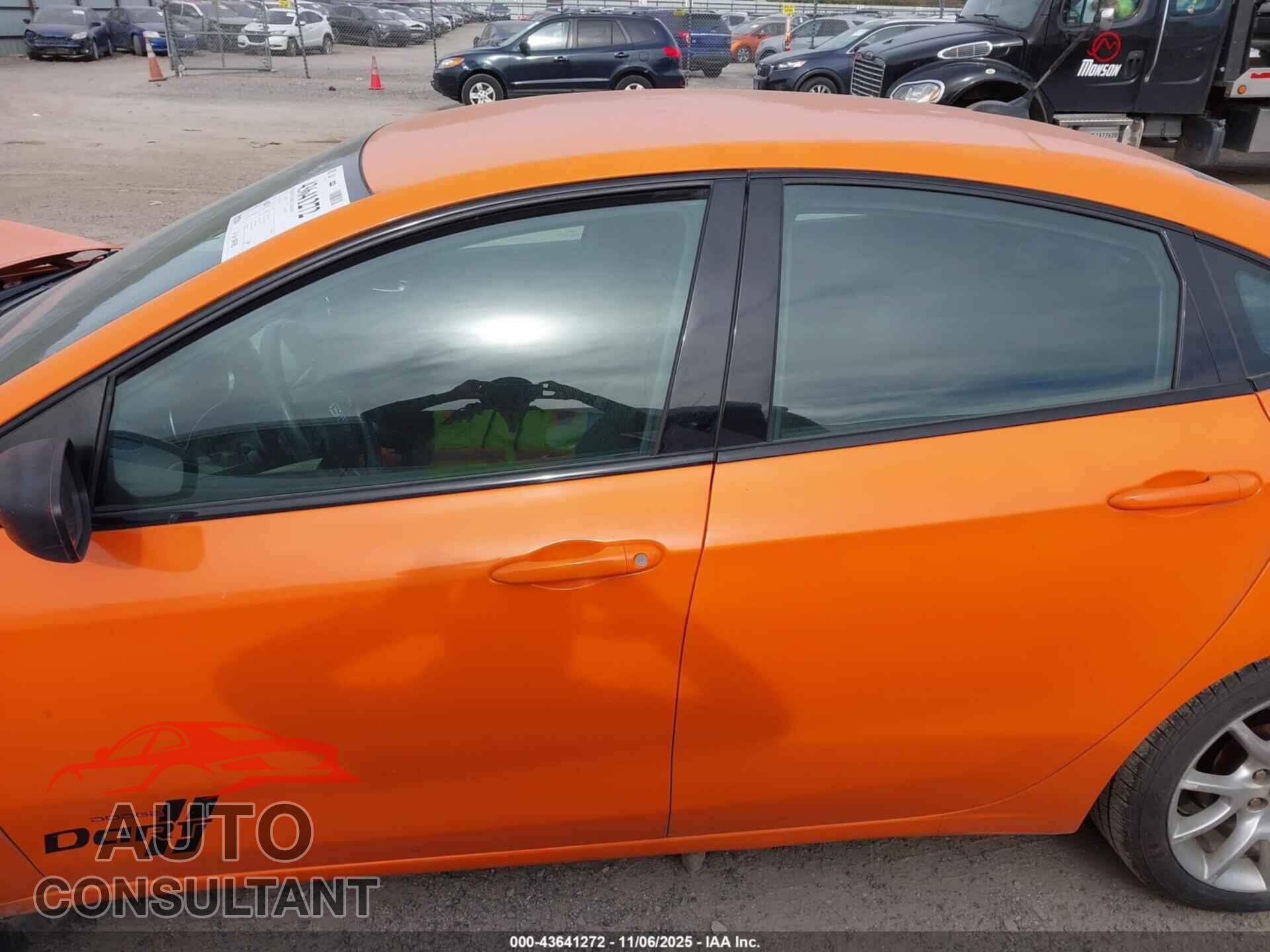 DODGE DART 2013 - 1C3CDFBA1DD329190