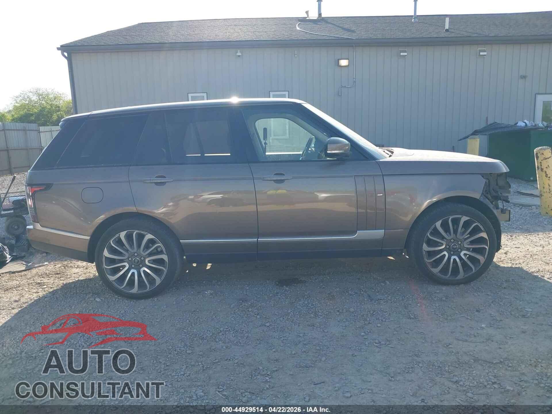 LAND ROVER RANGE ROVER 2013 - SALGV2EF6DA121908