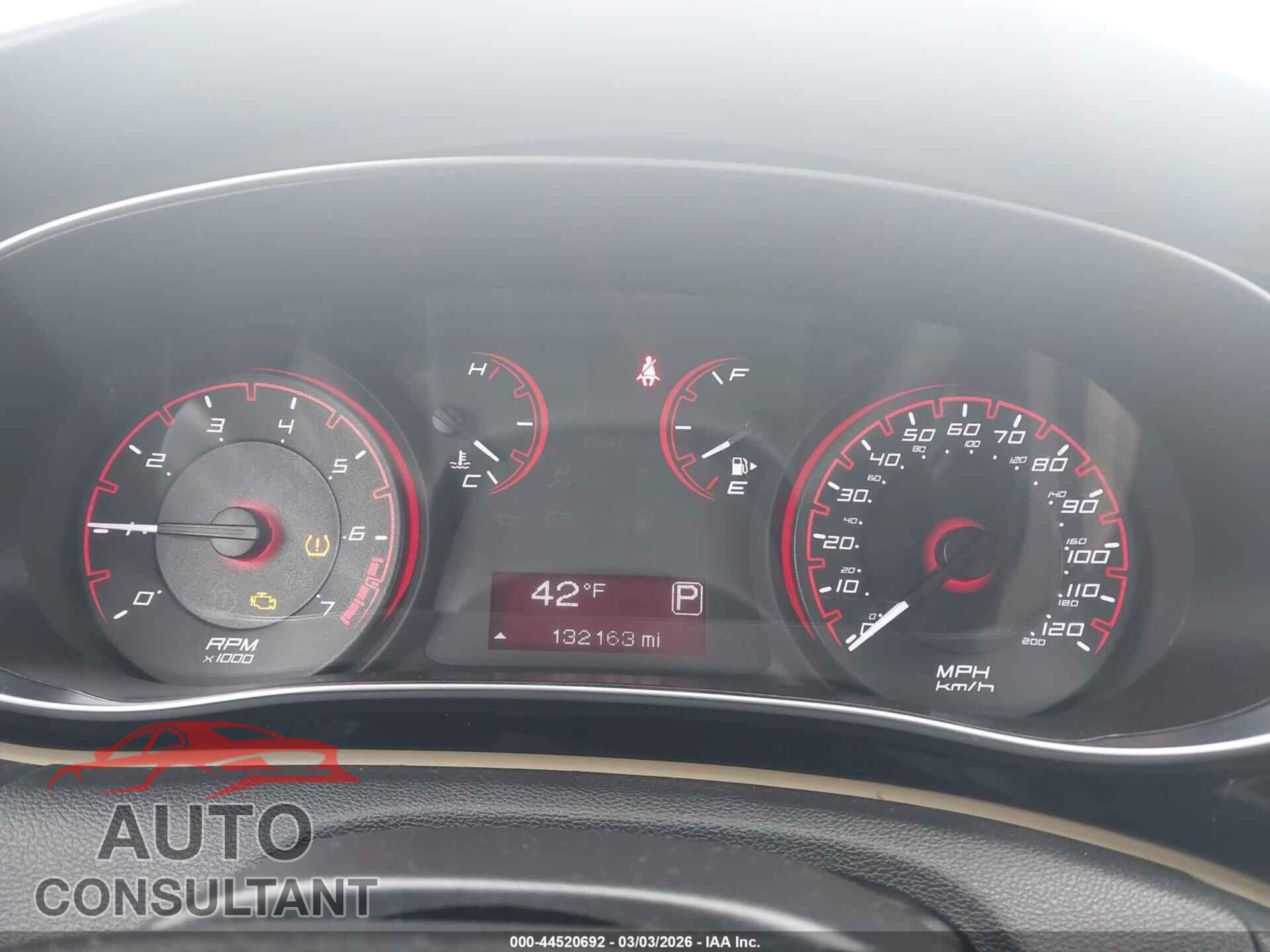 DODGE DART 2015 - 1C3CDFBB2FD431710
