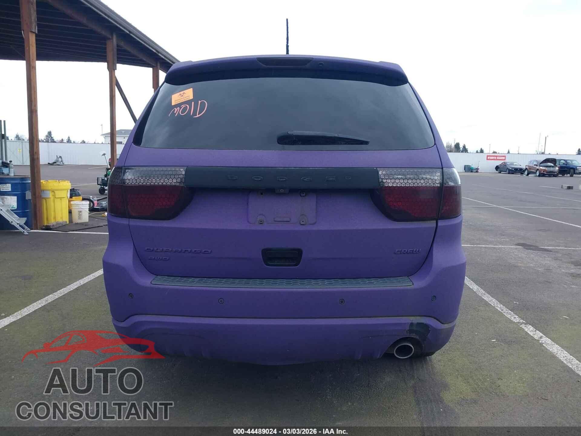 DODGE DURANGO 2012 - 1C4RDJDGXCC105656