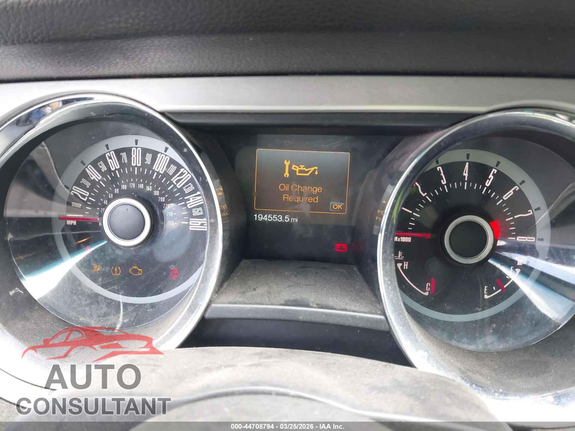 FORD MUSTANG 2013 - 1ZVBP8CF1D5241168