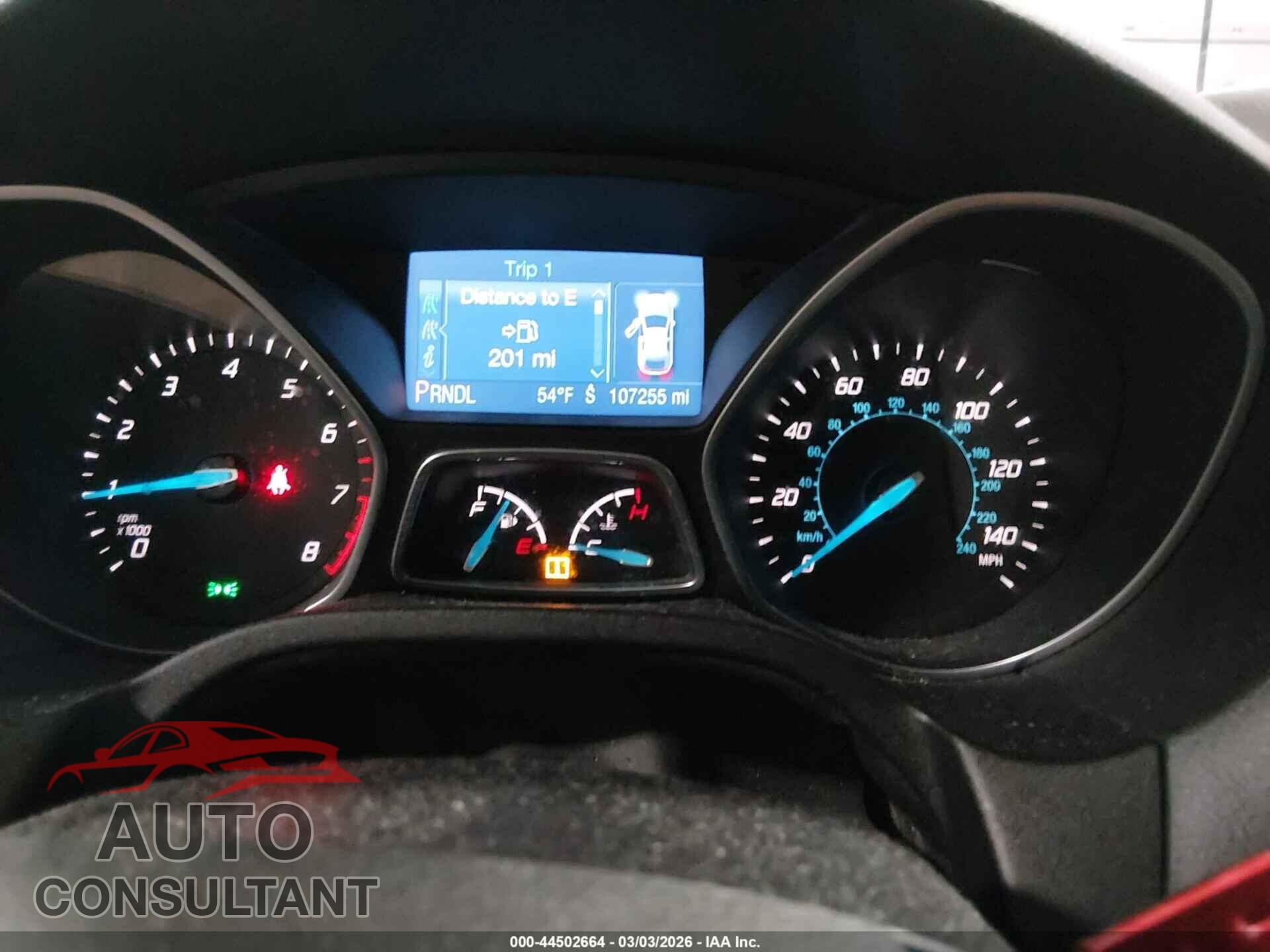 FORD FOCUS 2013 - 1FADP3F26DL312809