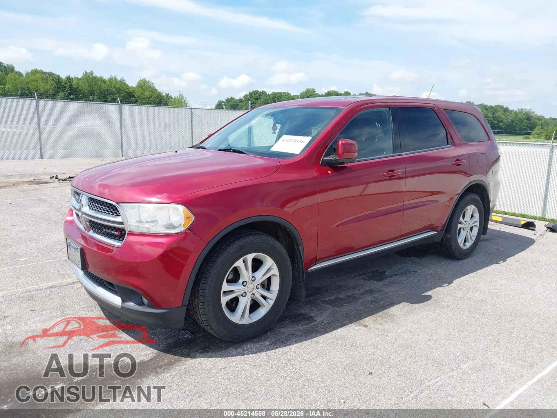 DODGE DURANGO 2013 - 1C4RDJAG3DC535650