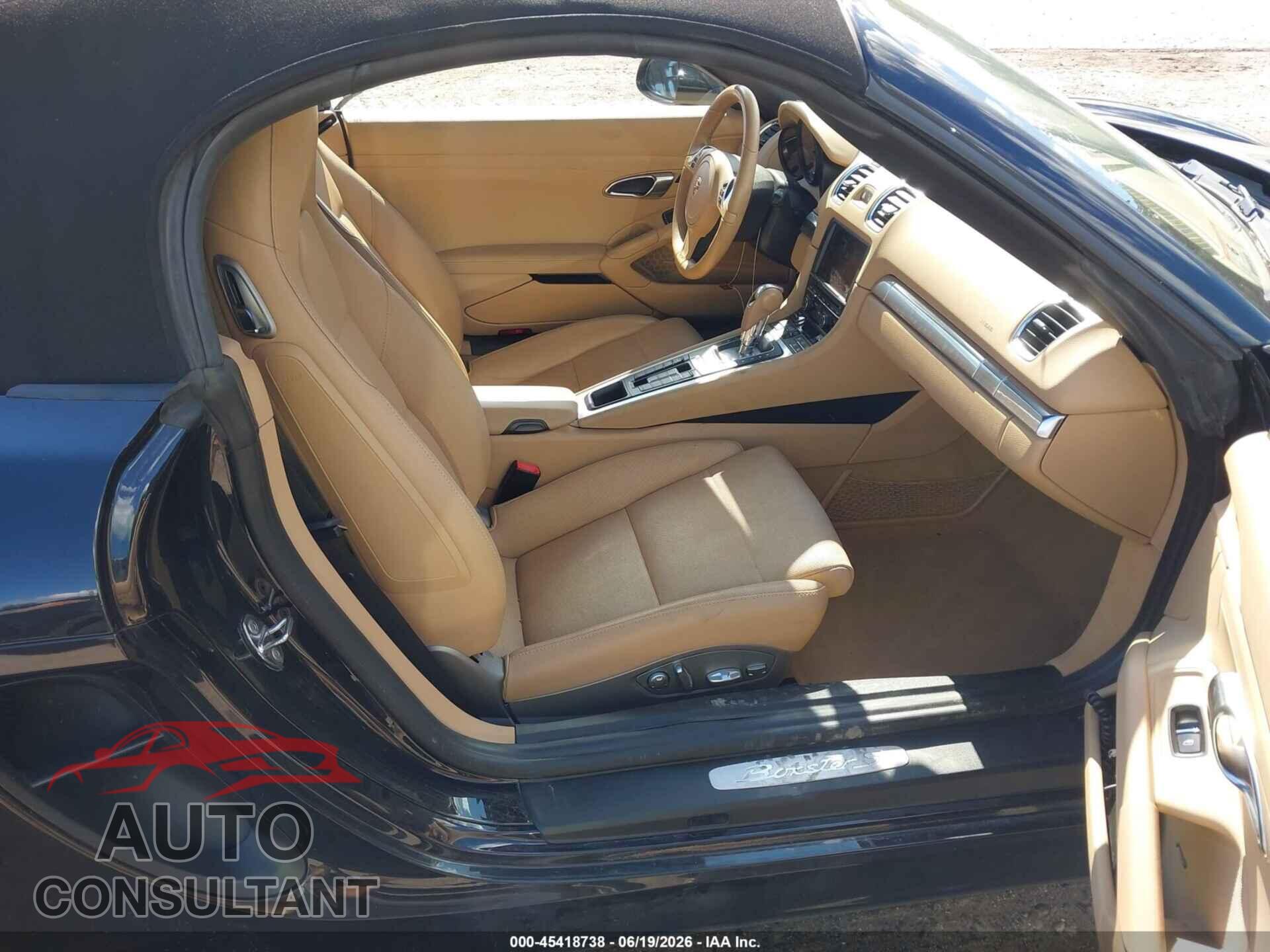 PORSCHE BOXSTER 2014 - WP0CB2A80ES141086