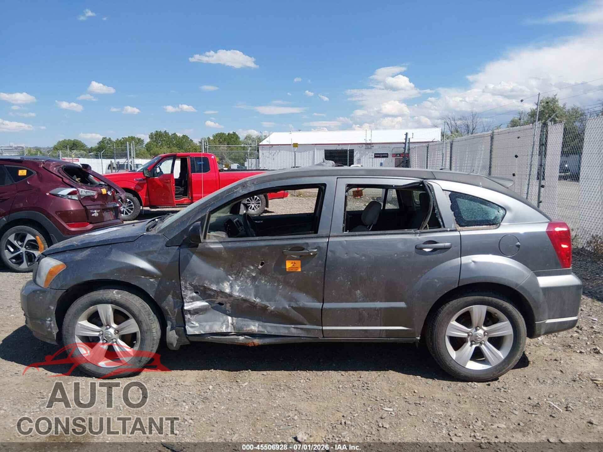 DODGE CALIBER 2012 - 1C3CDWDA9CD536745