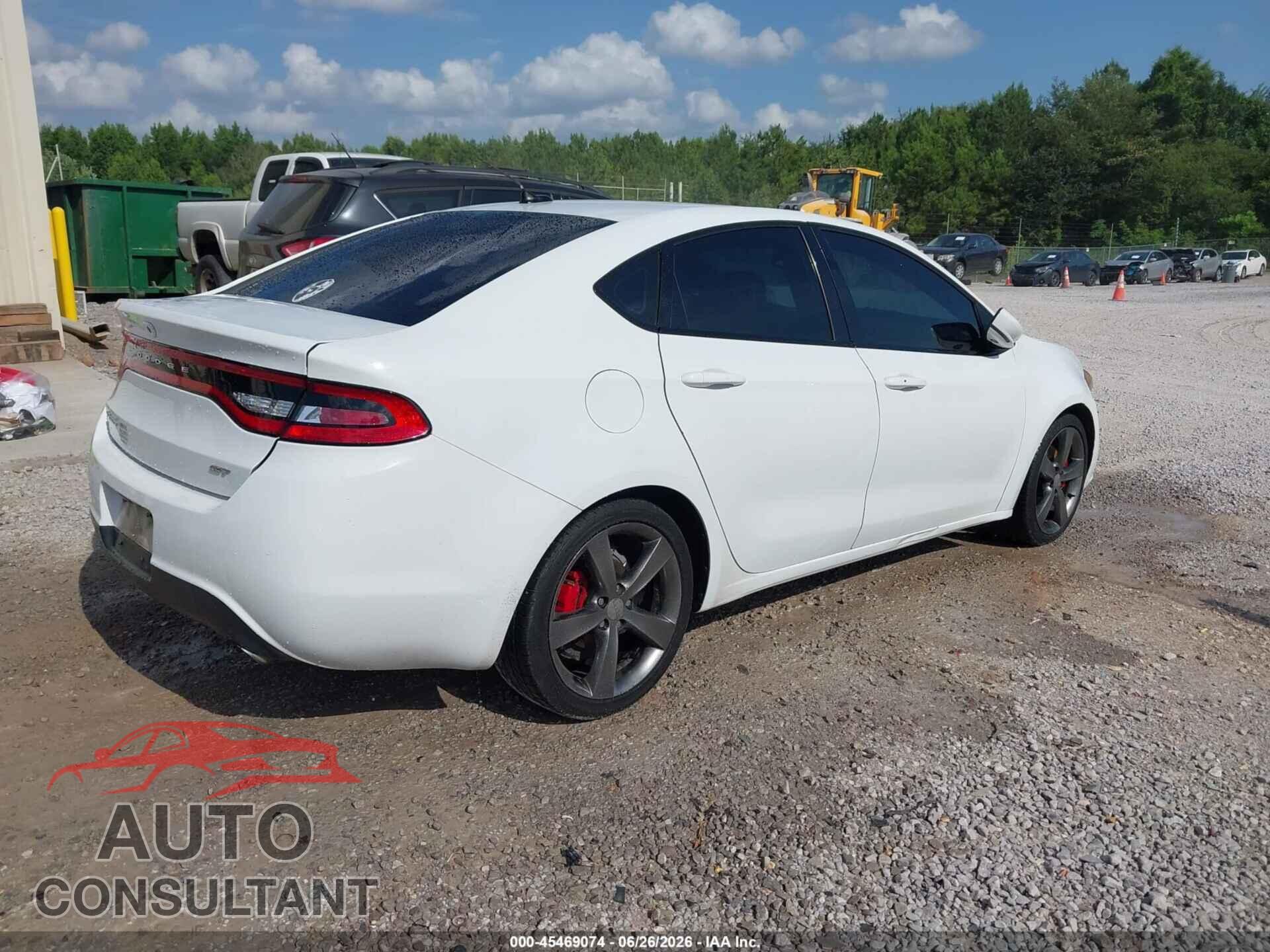 DODGE DART 2015 - 1C3CDFEB0FD301792