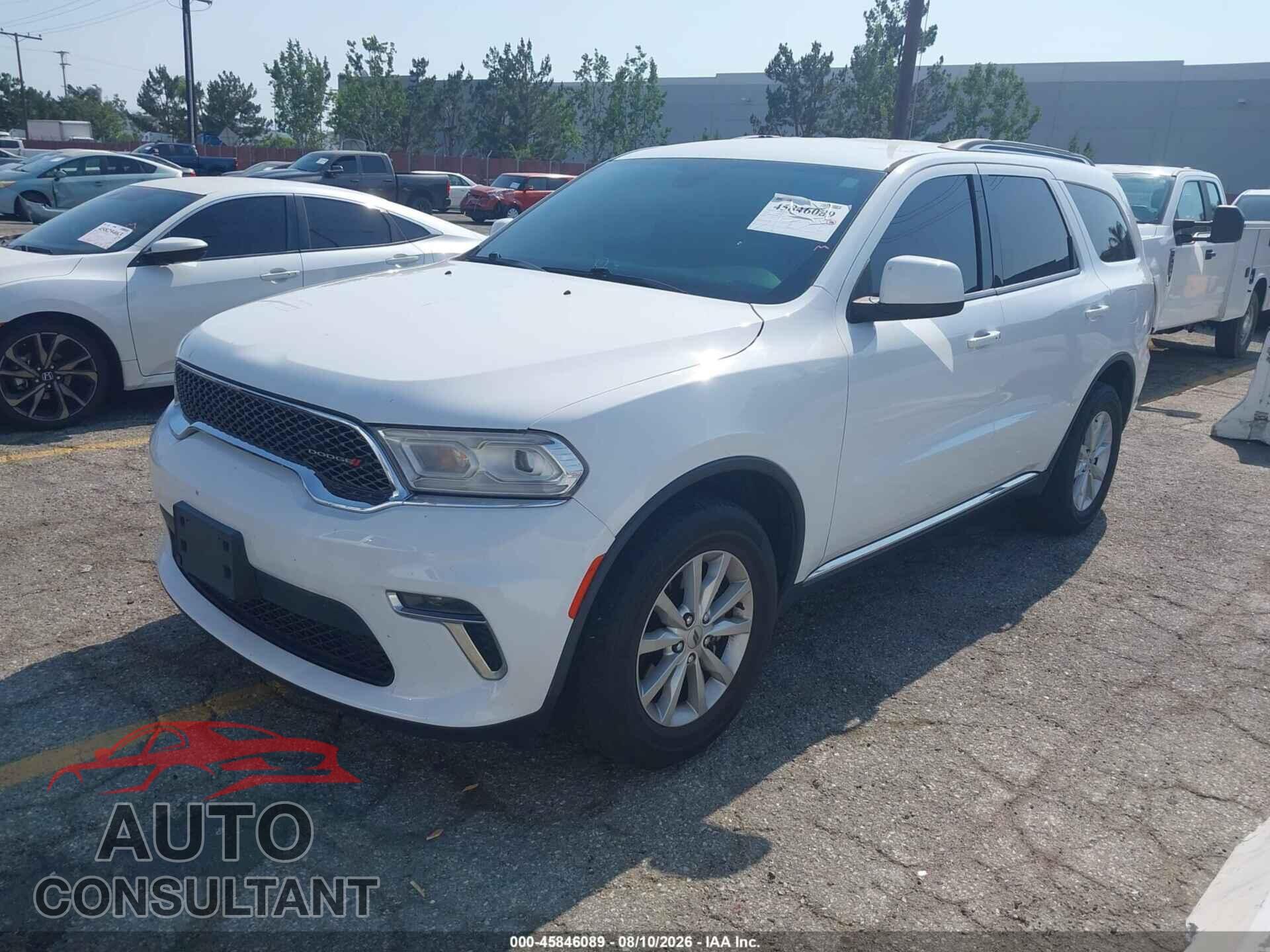 DODGE DURANGO 2021 - 1C4RDJAG8MC762509