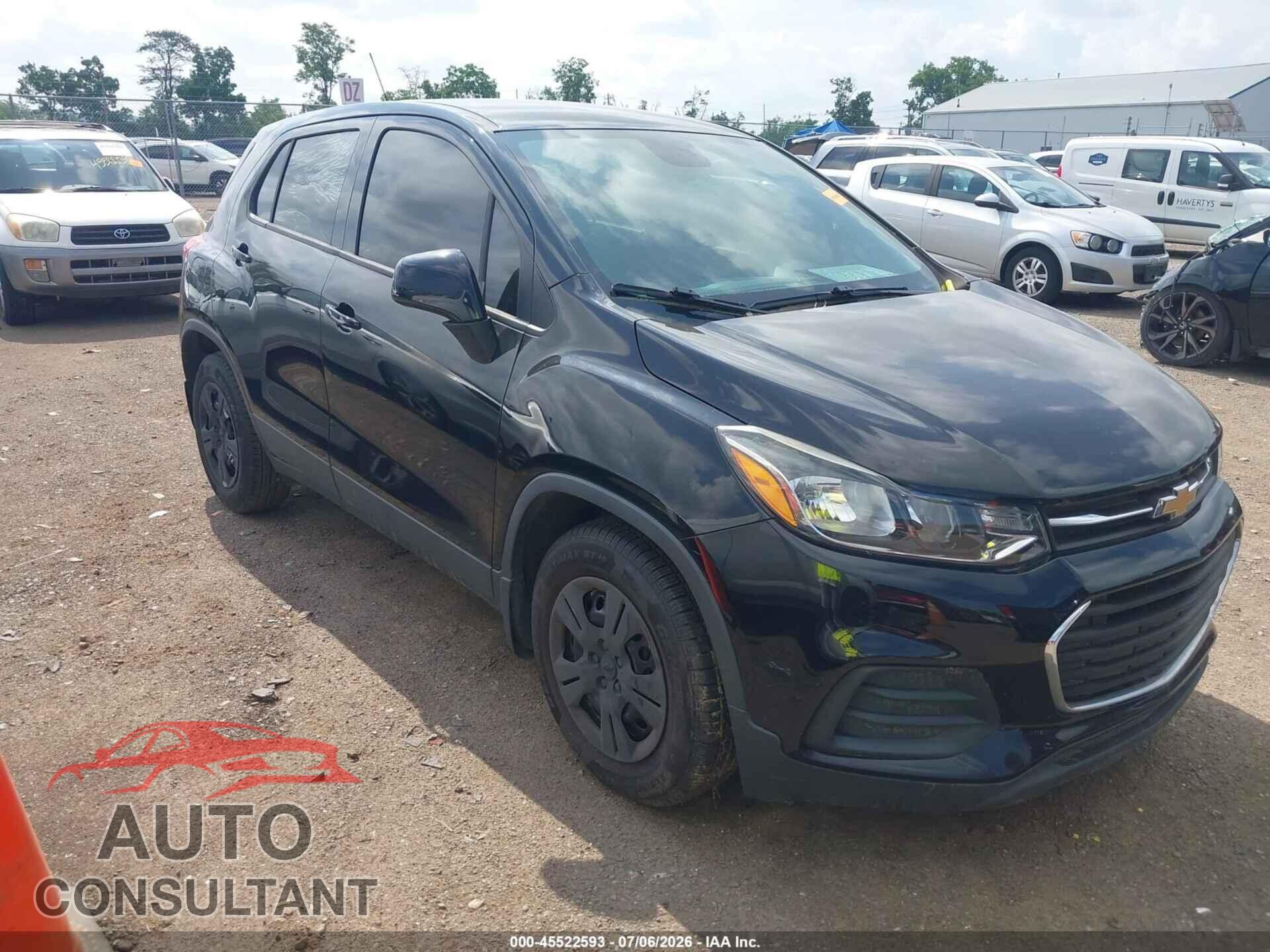 CHEVROLET TRAX 2017 - 3GNCJKSB3HL227452
