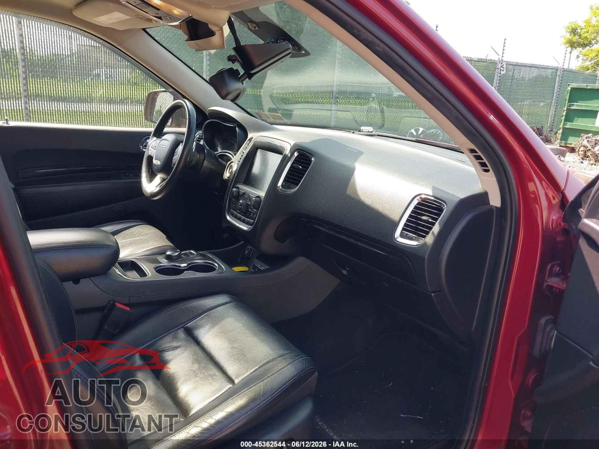 DODGE DURANGO 2015 - 1C4RDJEG1FC236588