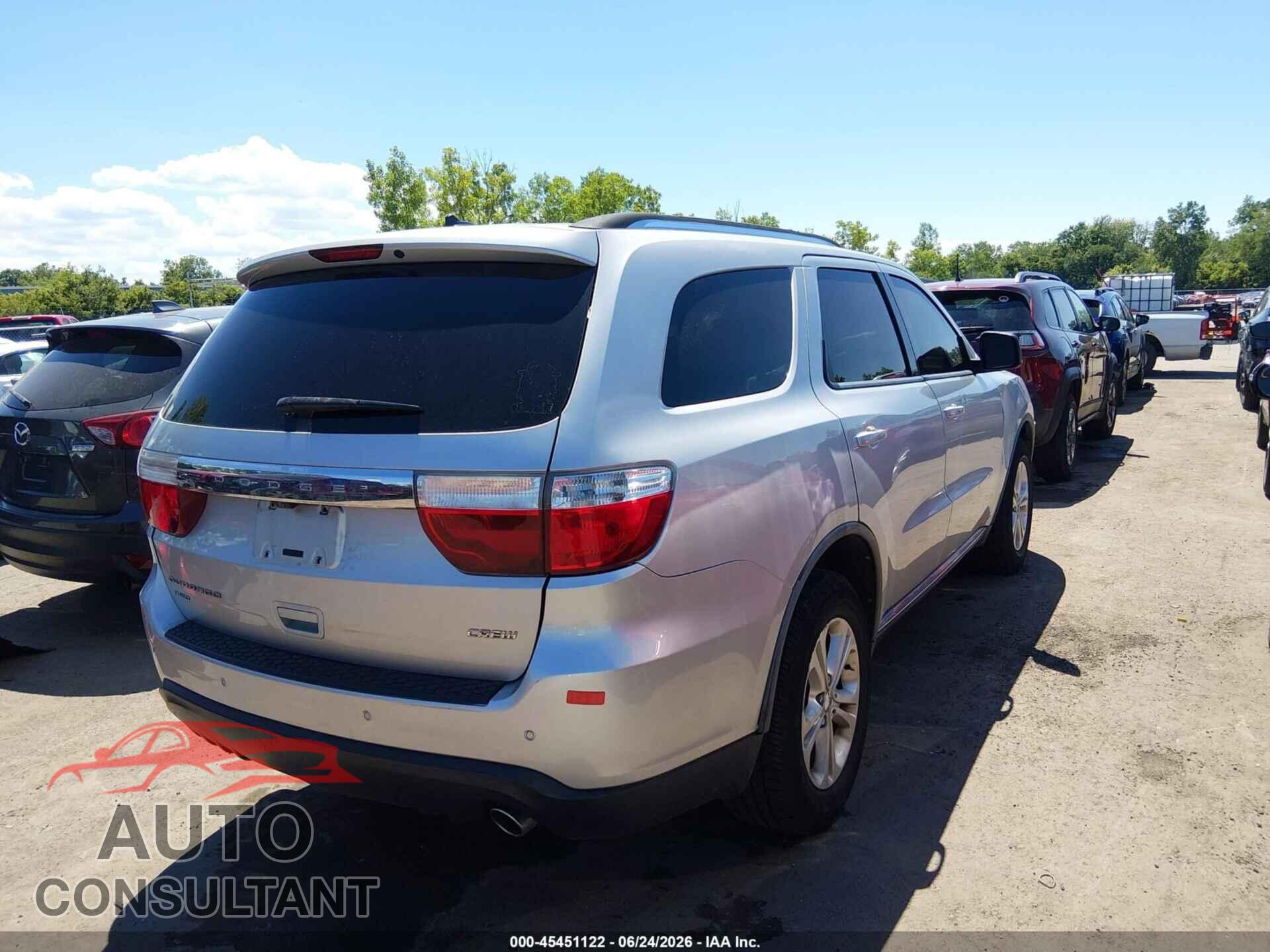 DODGE DURANGO 2012 - 1C4RDJDG5CC181141