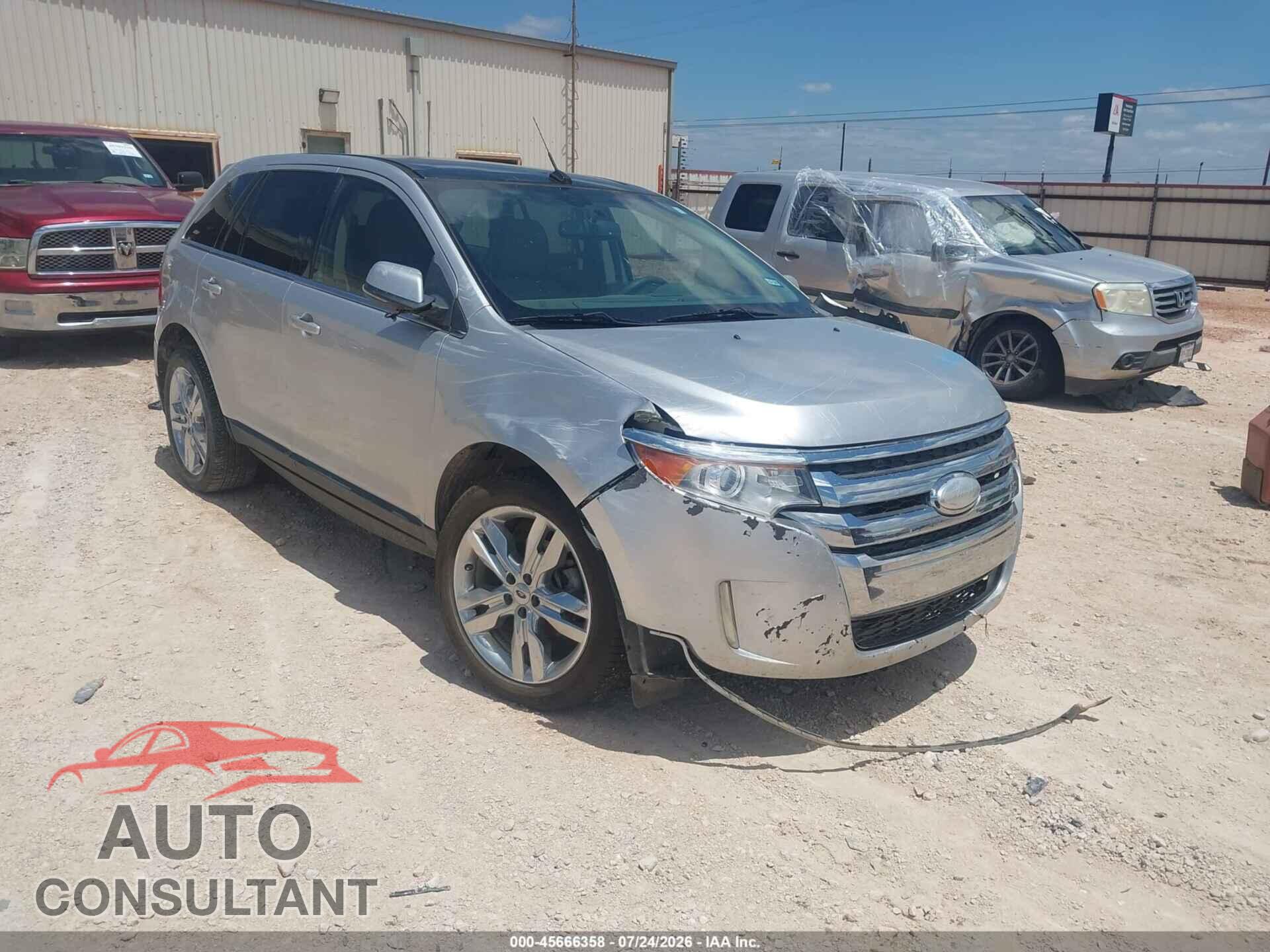 FORD EDGE 2013 - 2FMDK3KC7DBA82345