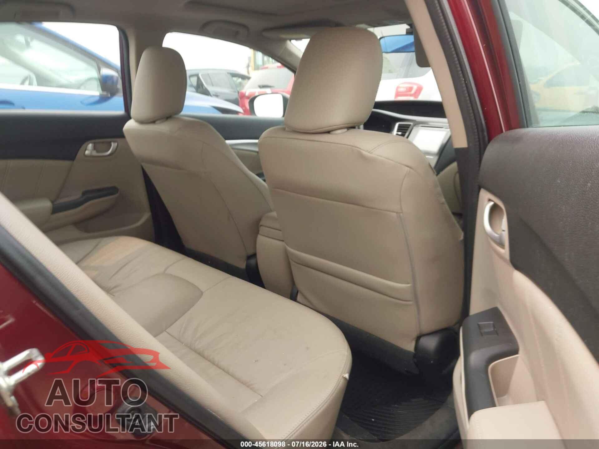 HONDA CIVIC 2014 - 2HGFB2F97EH548149