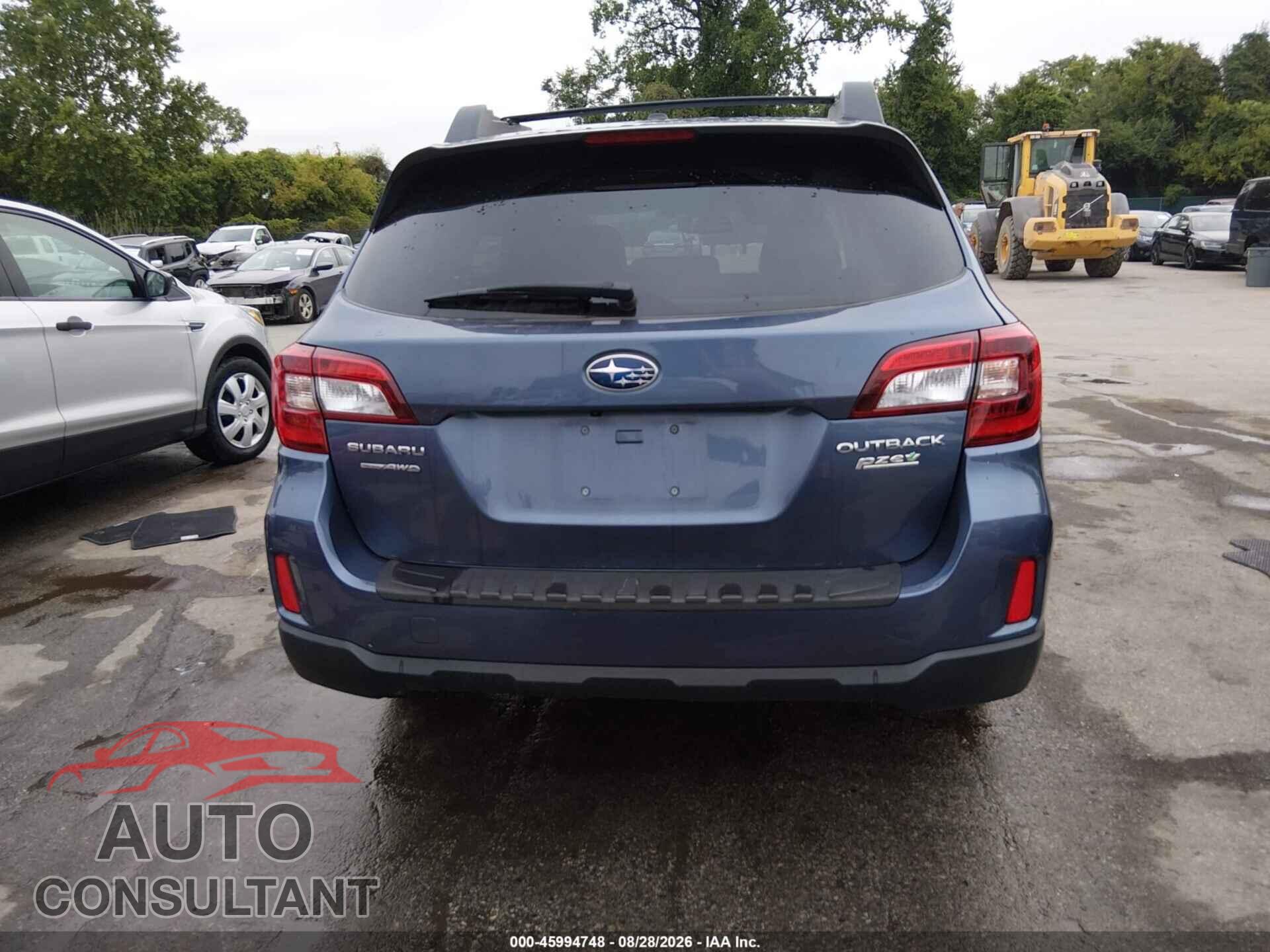 SUBARU OUTBACK 2015 - 4S4BSANC7F3299422