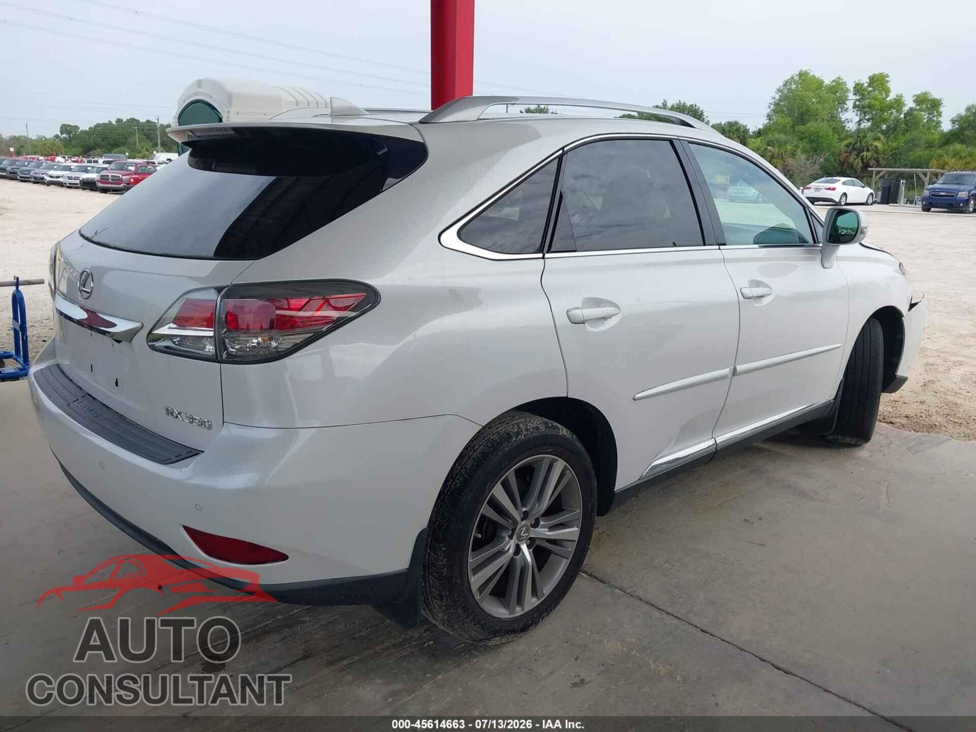LEXUS RX 350 2015 - 2T2BK1BA7FC293338