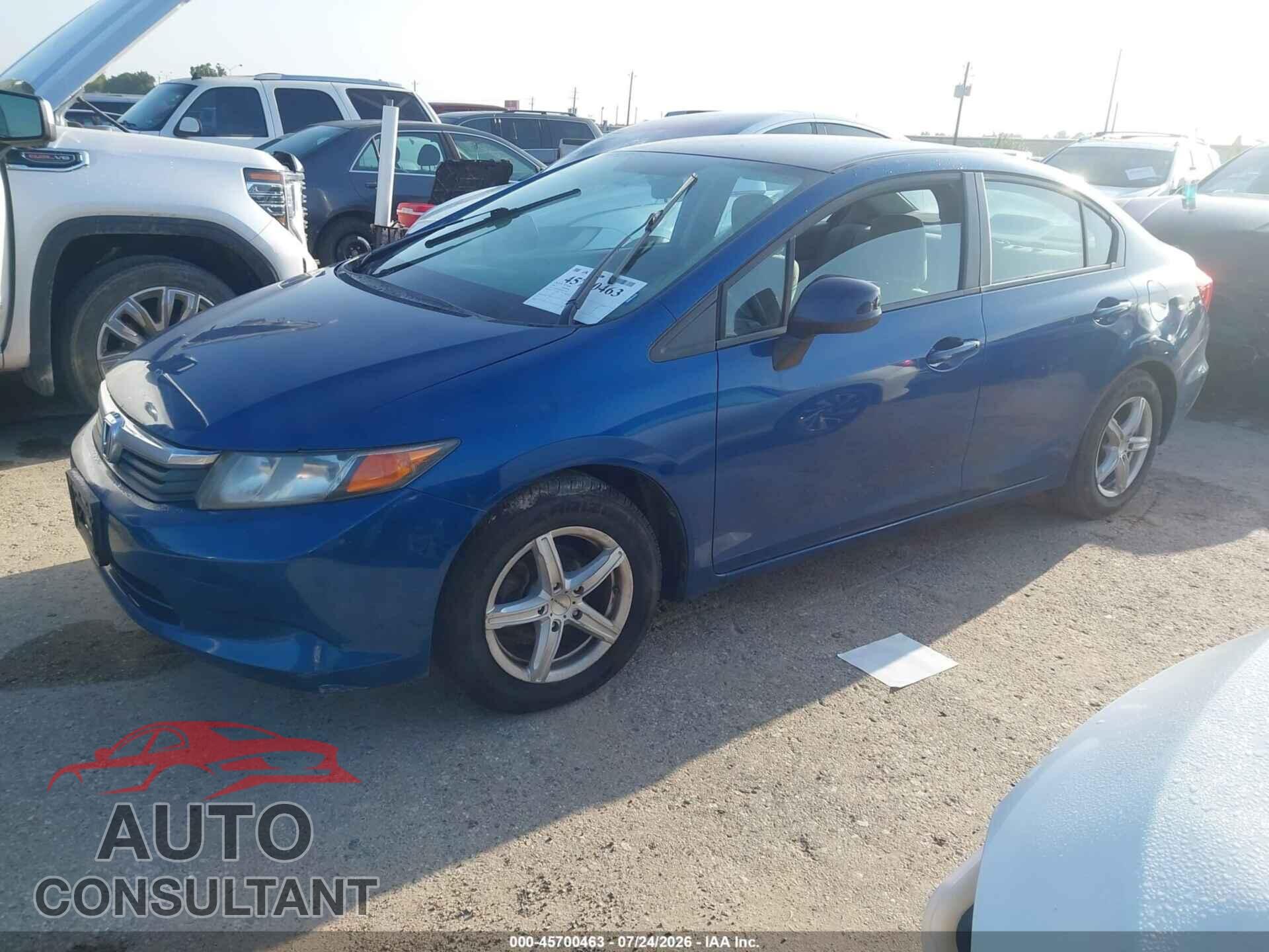 HONDA CIVIC 2012 - 19XFB2F58CE065189