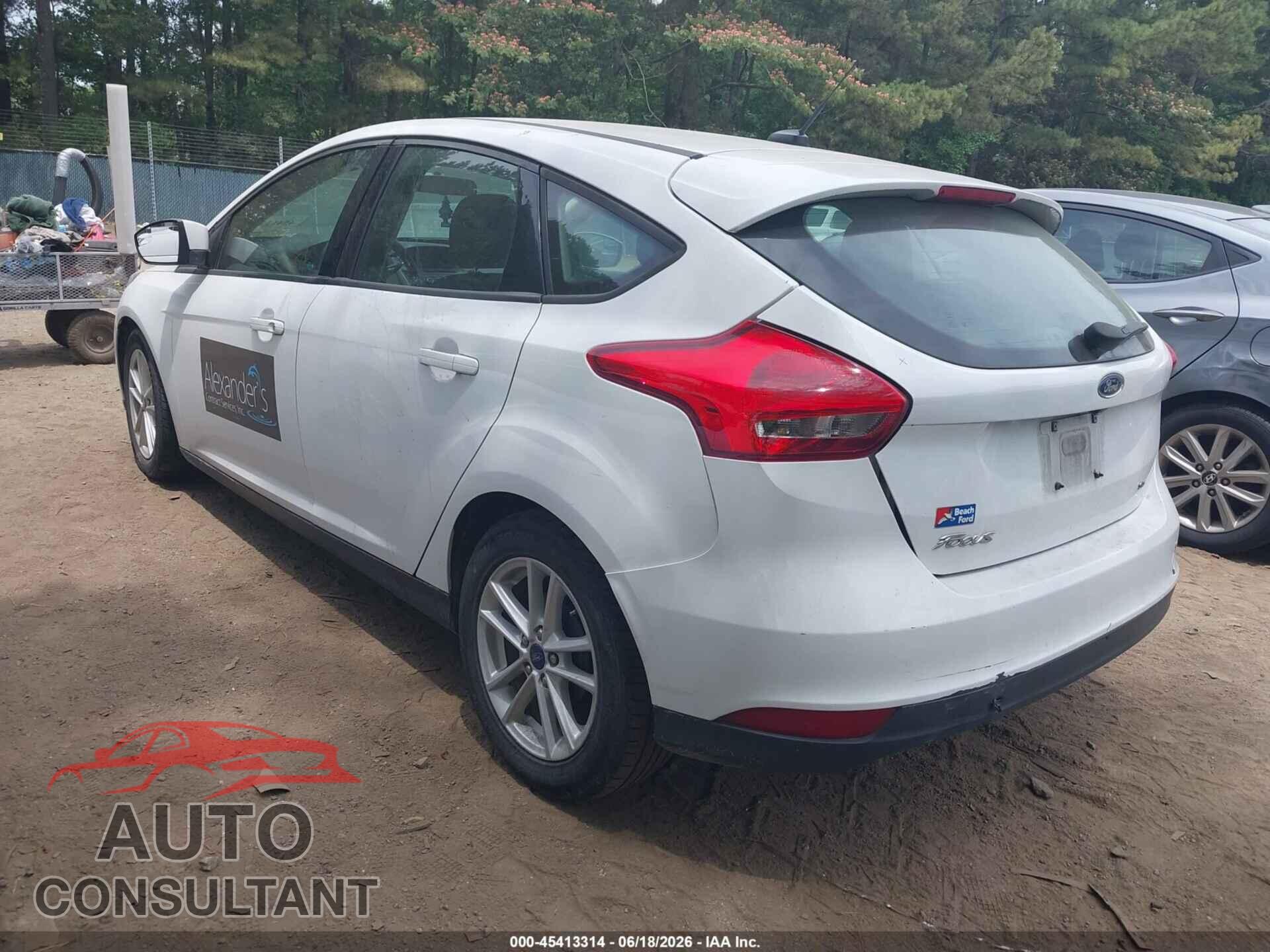 FORD FOCUS 2017 - 1FADP3K29HL345847