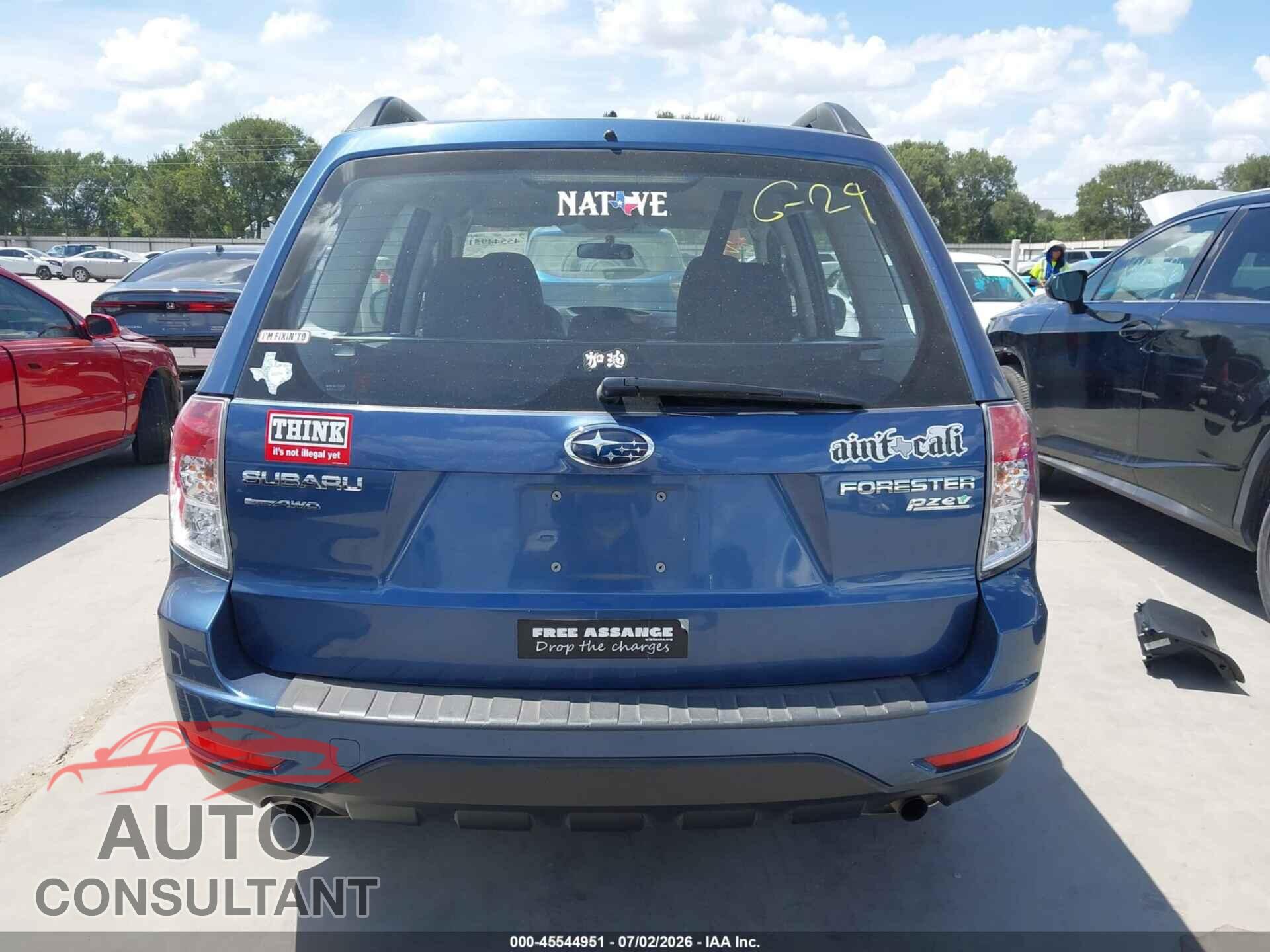 SUBARU FORESTER 2012 - JF2SHABC7CH443736