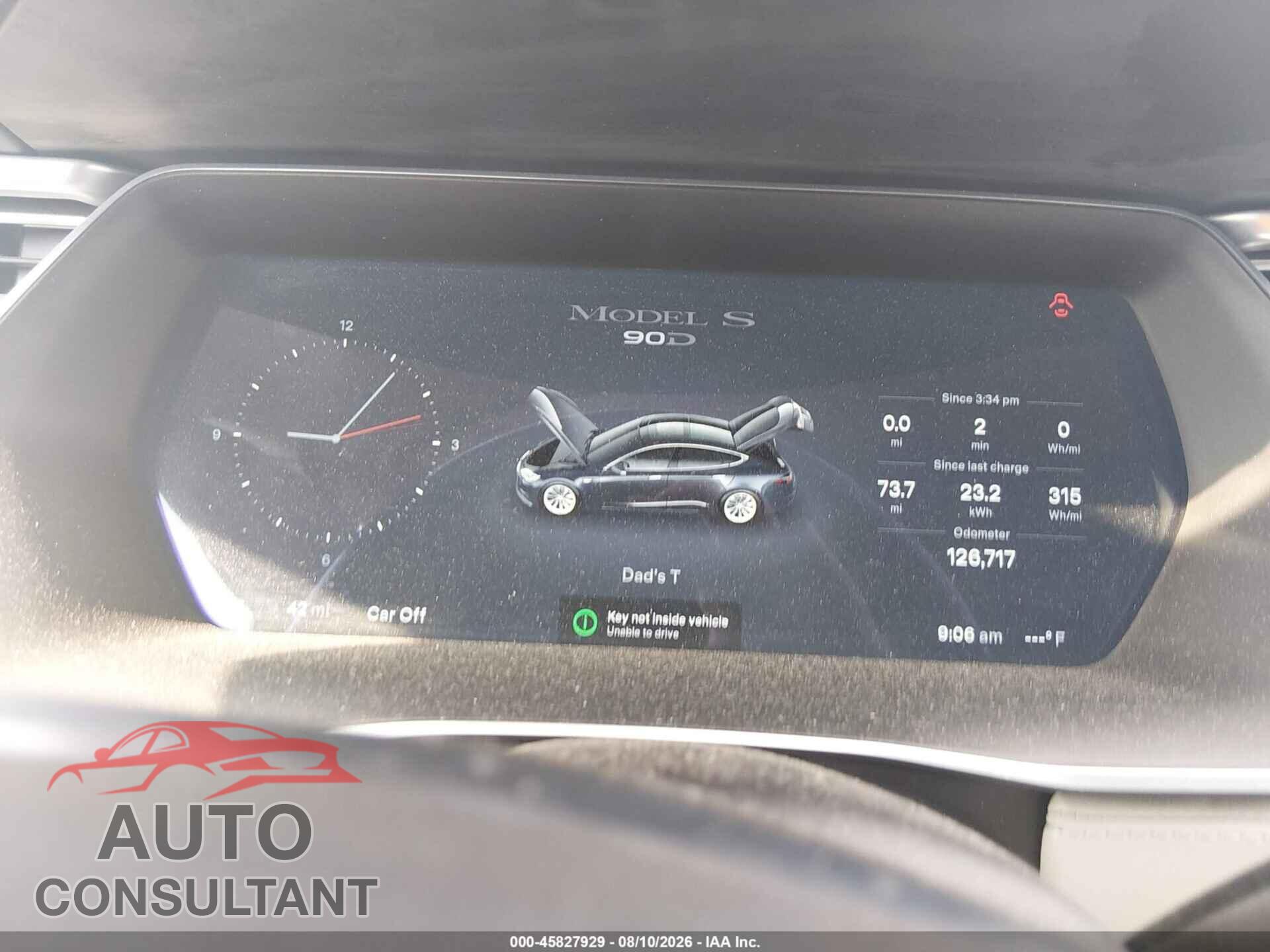 TESLA MODEL S 2016 - 5YJSA1E26GF143293