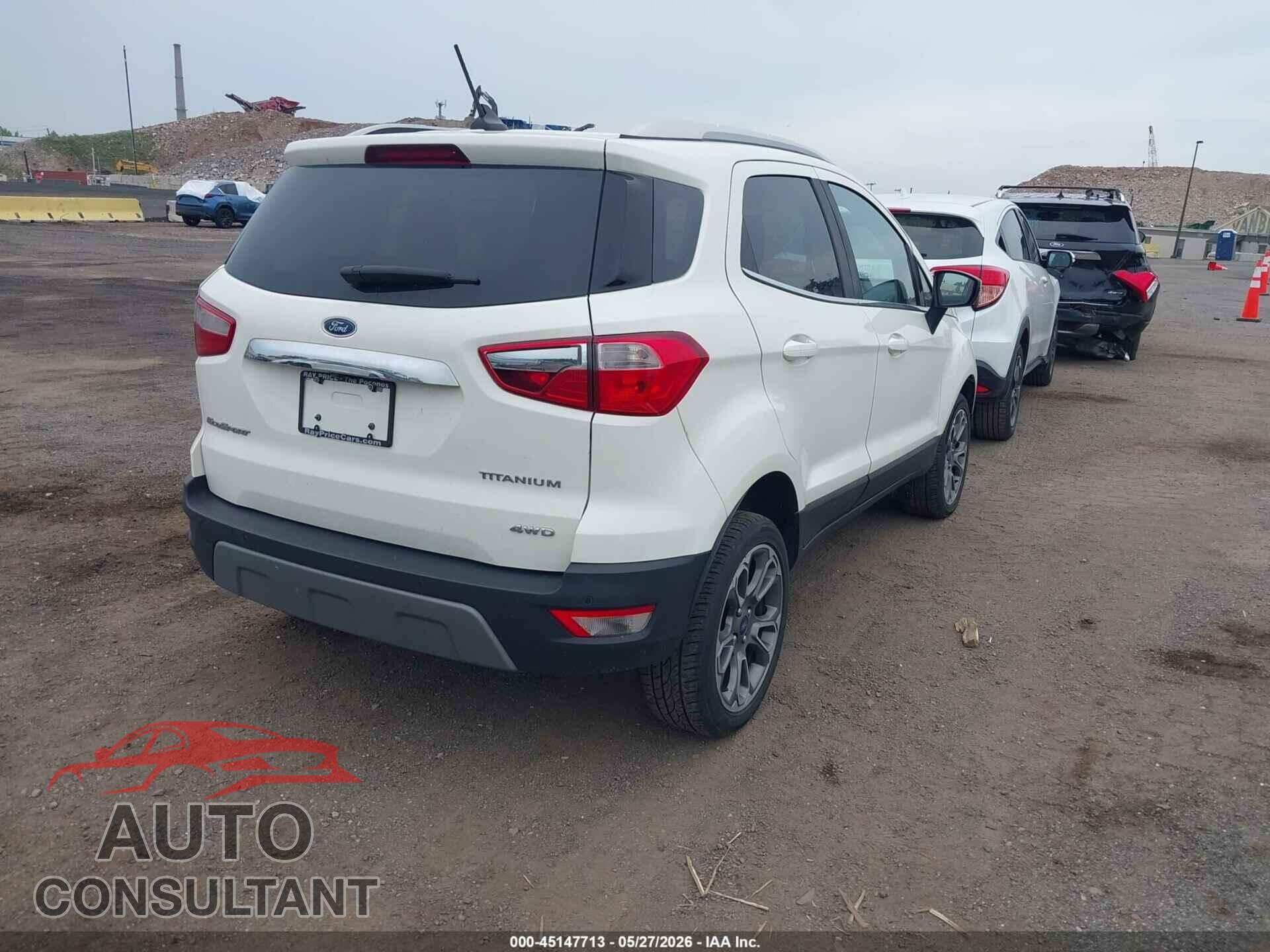 FORD ECOSPORT 2020 - MAJ6S3KL7LC338713