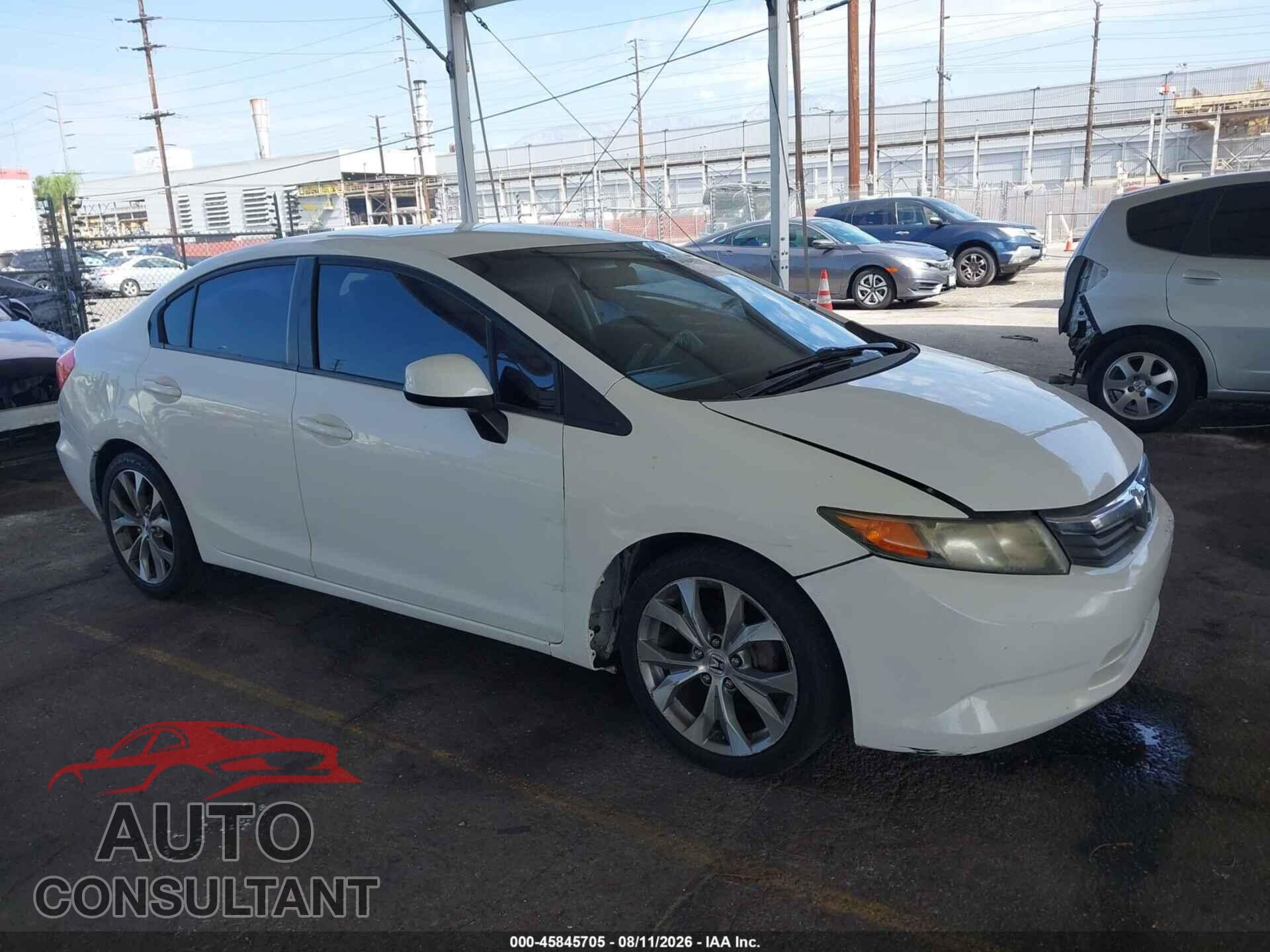 HONDA CIVIC 2012 - 19XFB2F55CE057261