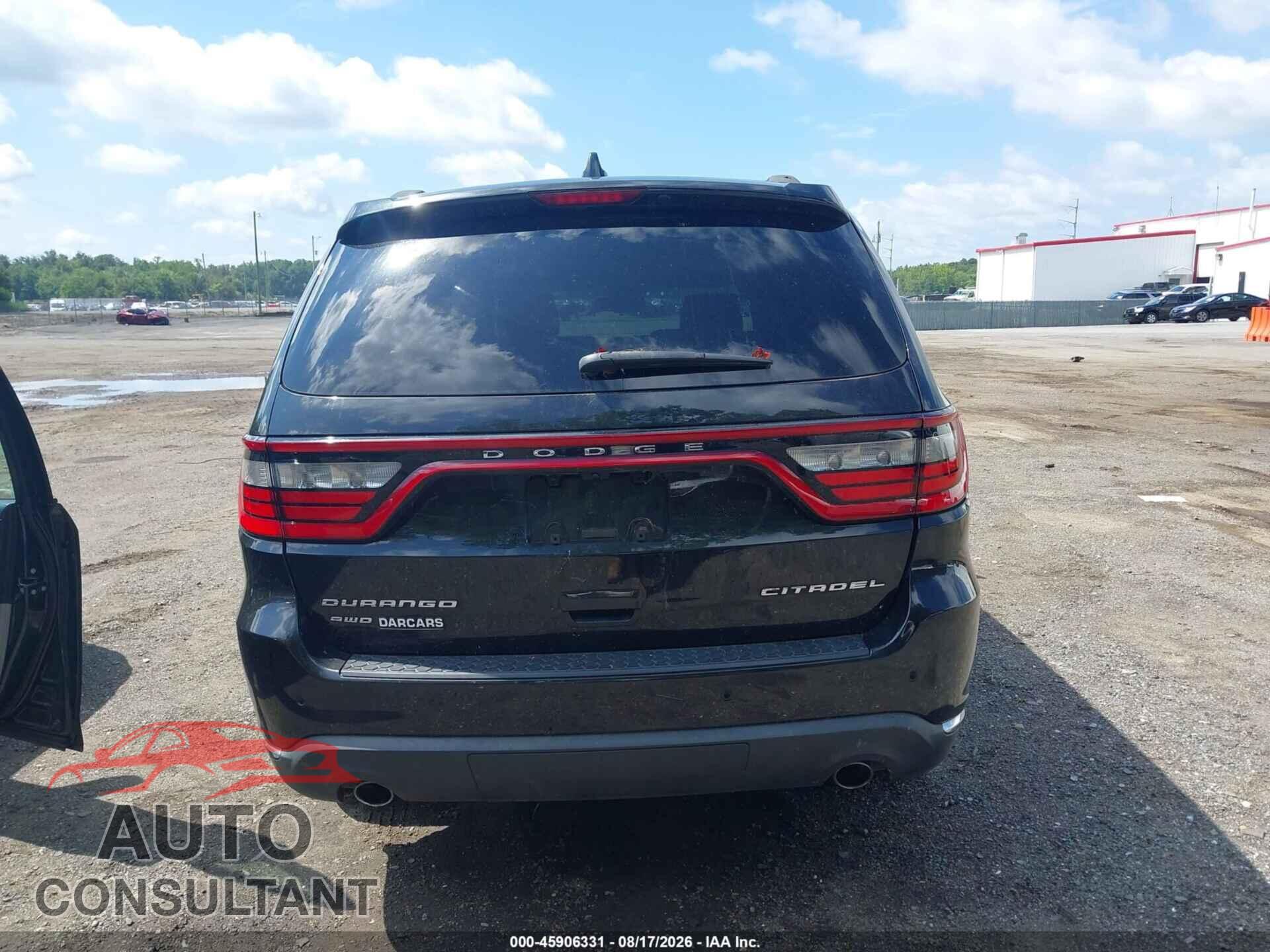 DODGE DURANGO 2015 - 1C4RDJEG9FC843810
