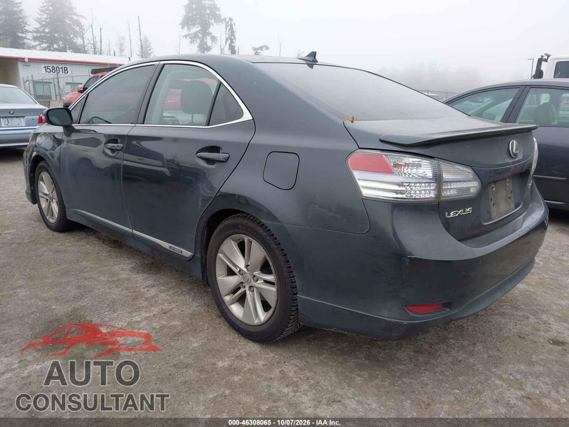 LEXUS HS 250H 2010 - JTHBB1BA9A2007452