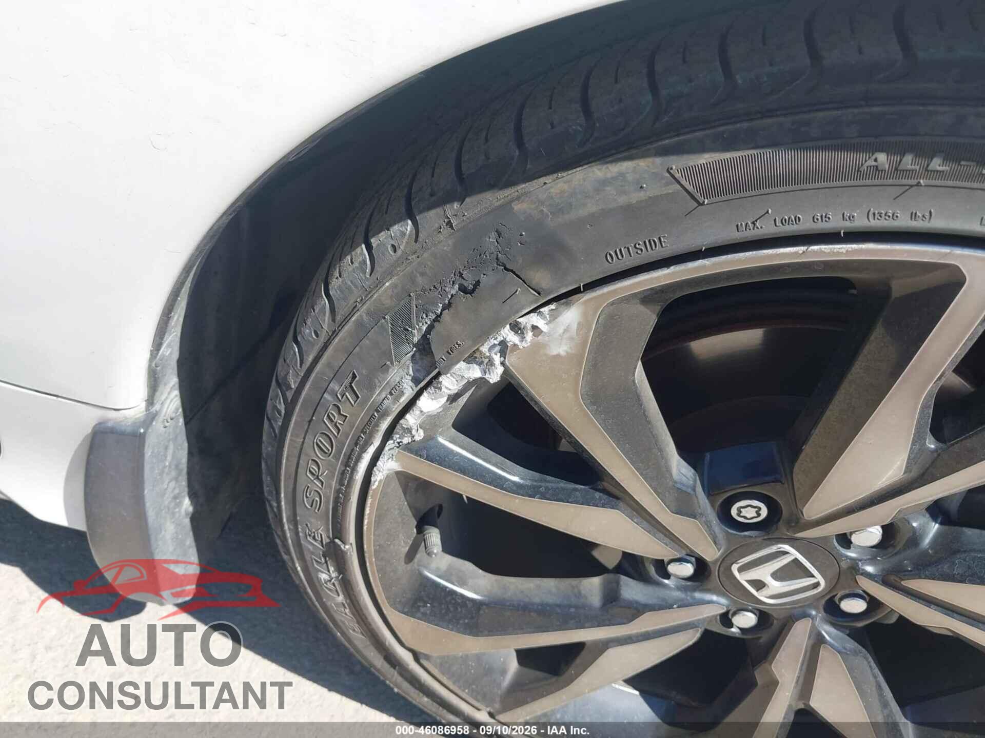HONDA CIVIC 2019 - 2HGFC2F89KH538190