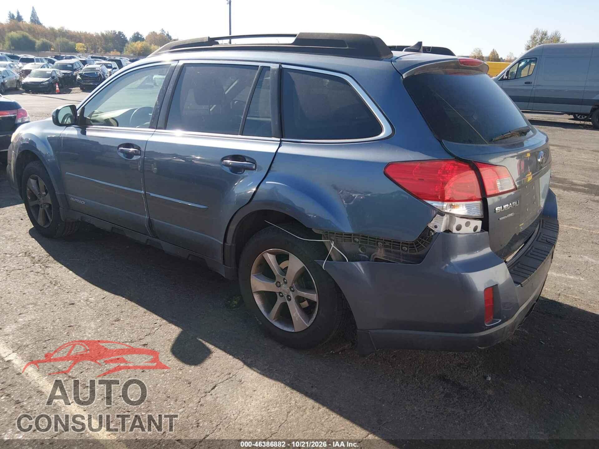 SUBARU OUTBACK 2013 - 4S4BRBKC4D3295069