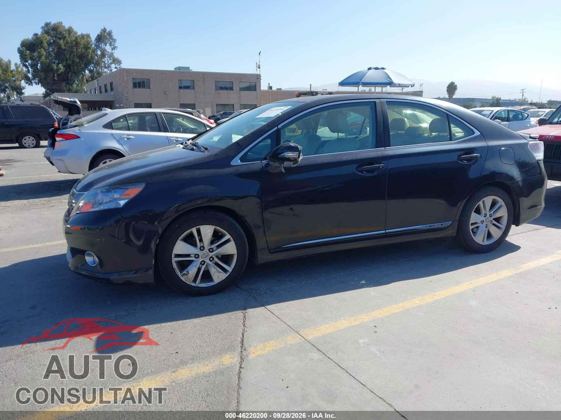 LEXUS HS 250H 2010 - JTHBB1BAXA2000994