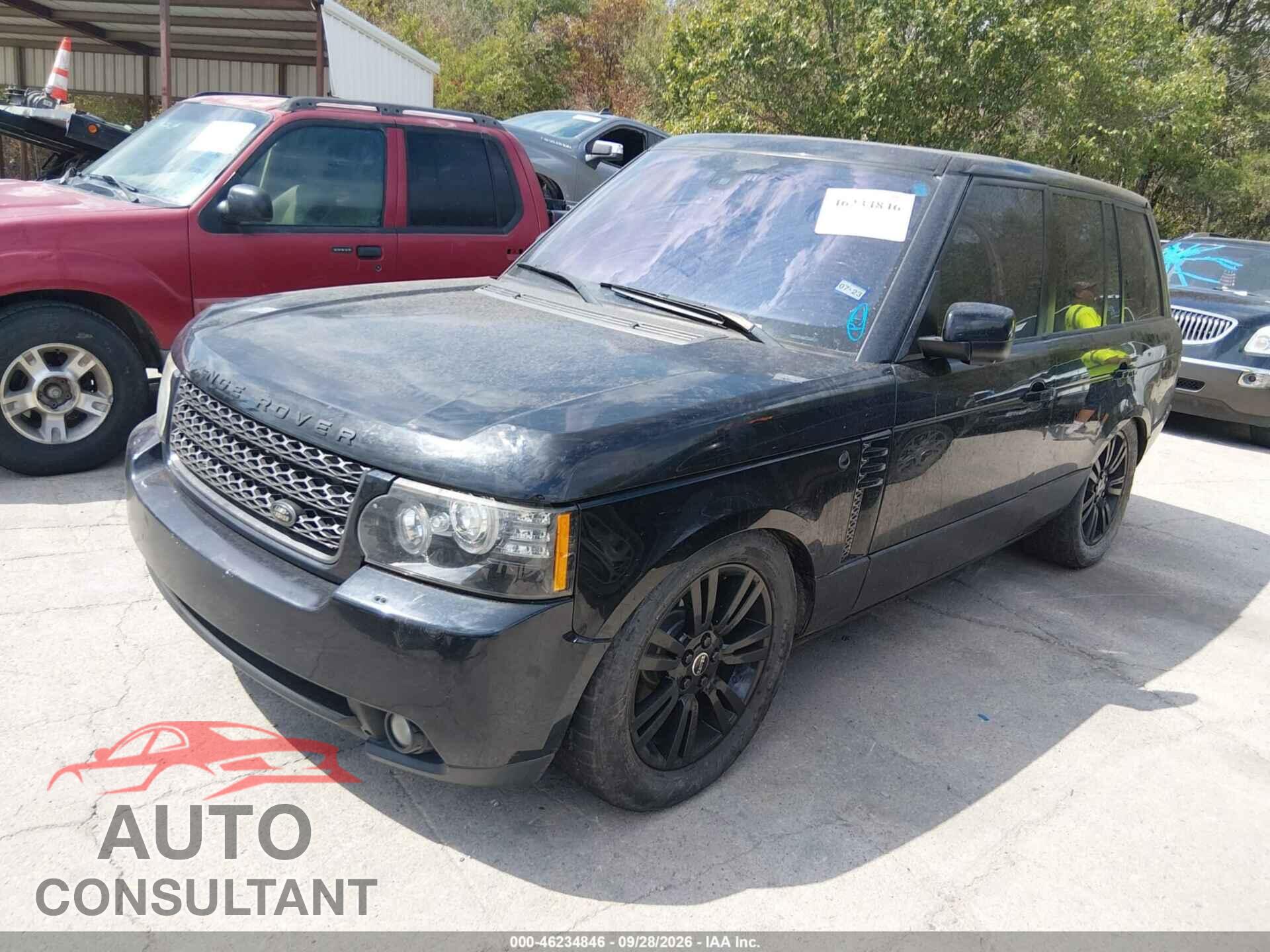 LAND ROVER RANGE ROVER 2012 - SALMF1D43CA391851
