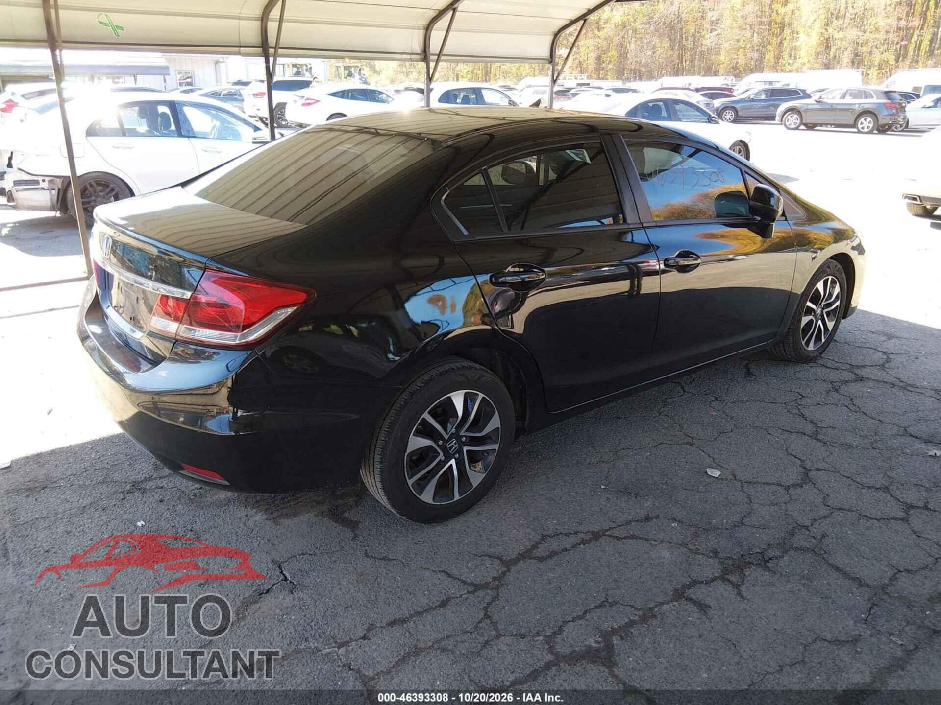 HONDA CIVIC 2013 - 19XFB2F80DE279329