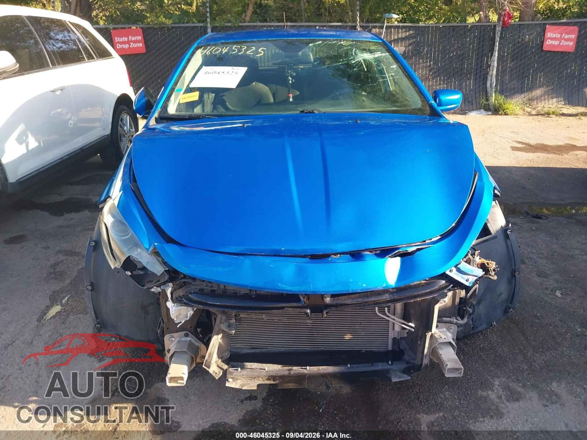 DODGE DART 2016 - 1C3CDFAA9GD555872